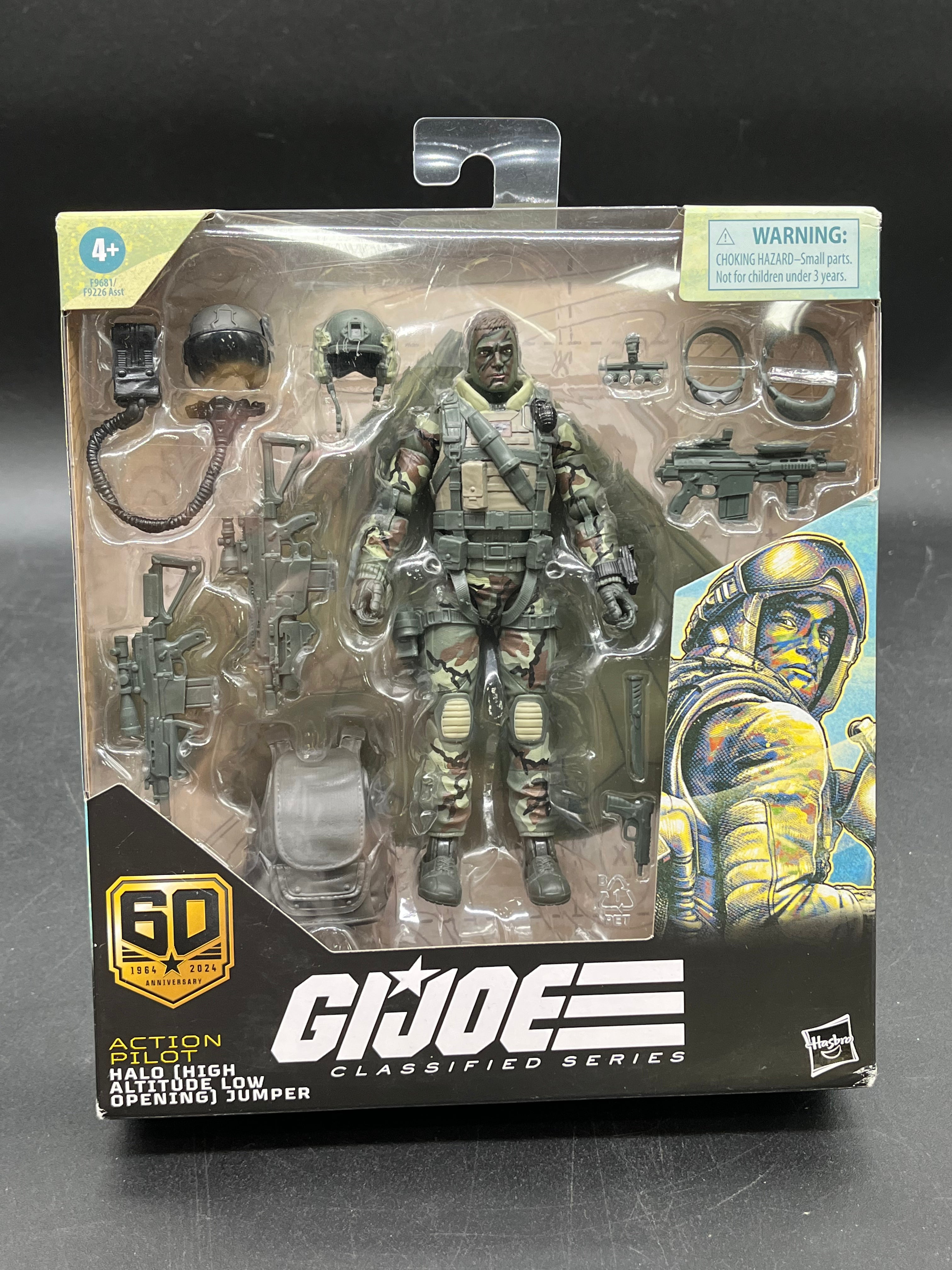 Action Pilot Hasbro GI Joe Classified Series HALO (High Altitude Low Opening) Jumper 2024