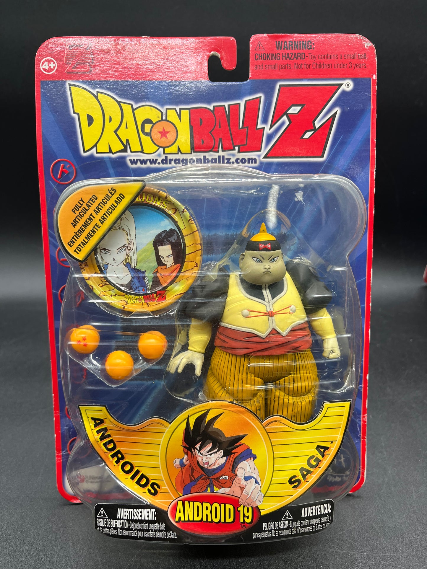 Android 19 Irwin Toy Dragon Ball Z Androids Saga 2001