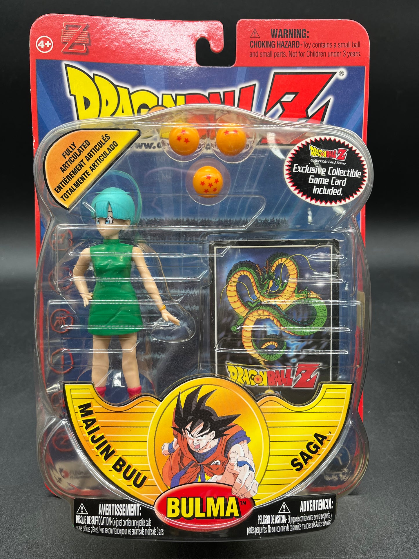 Bulma Irwin Toy Dragon Ball Z Majin Buu Saga 2002