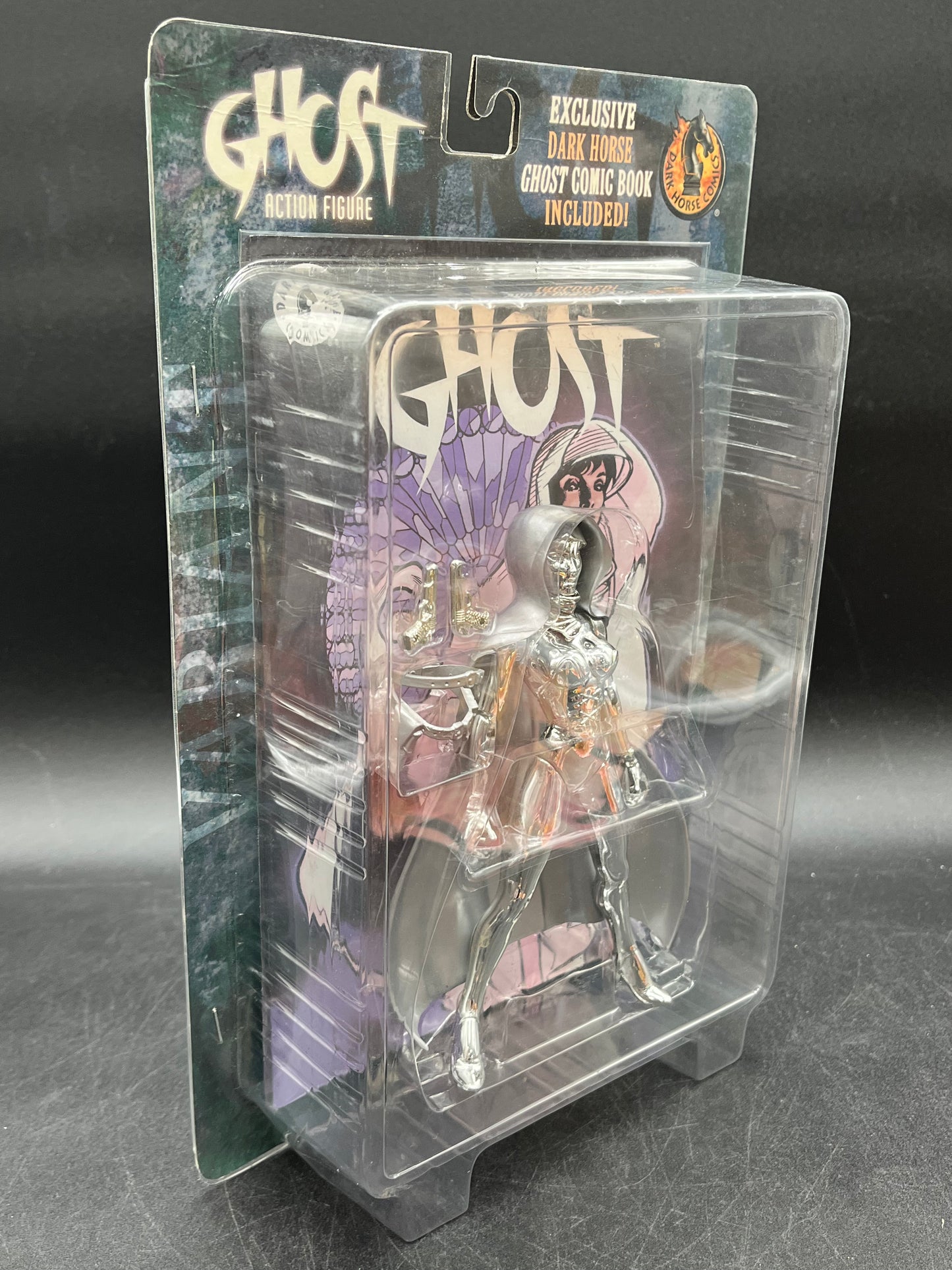 Ghost (Chrome Variant) Figure Dark Horse Comics 1998