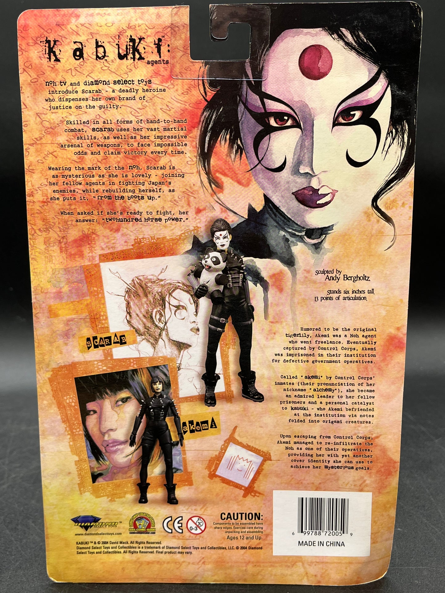 Akemi Diamond Select Kabuki Agents David Mack's Scarab 2004