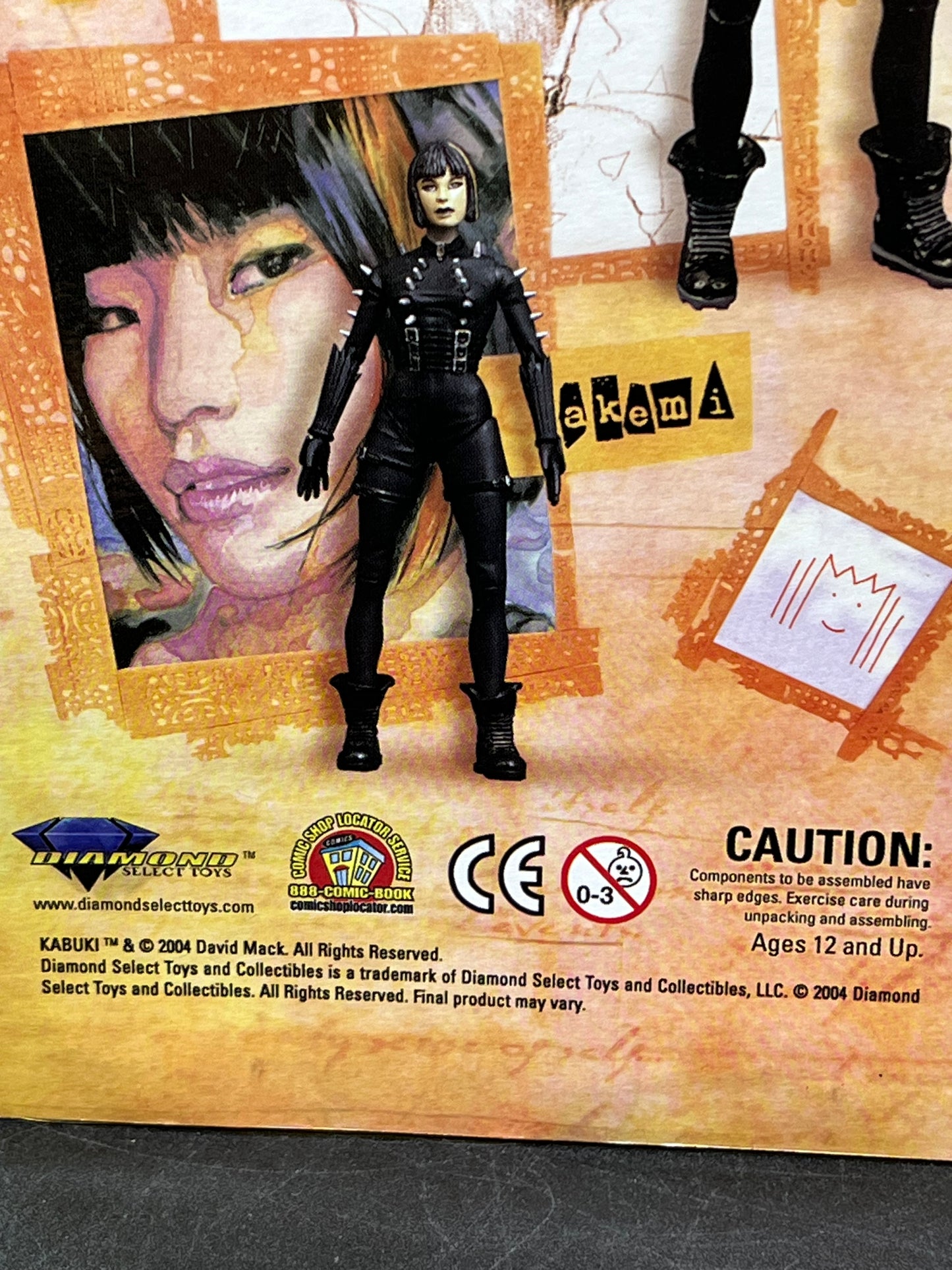 Akemi Diamond Select Kabuki Agents David Mack's Scarab 2004
