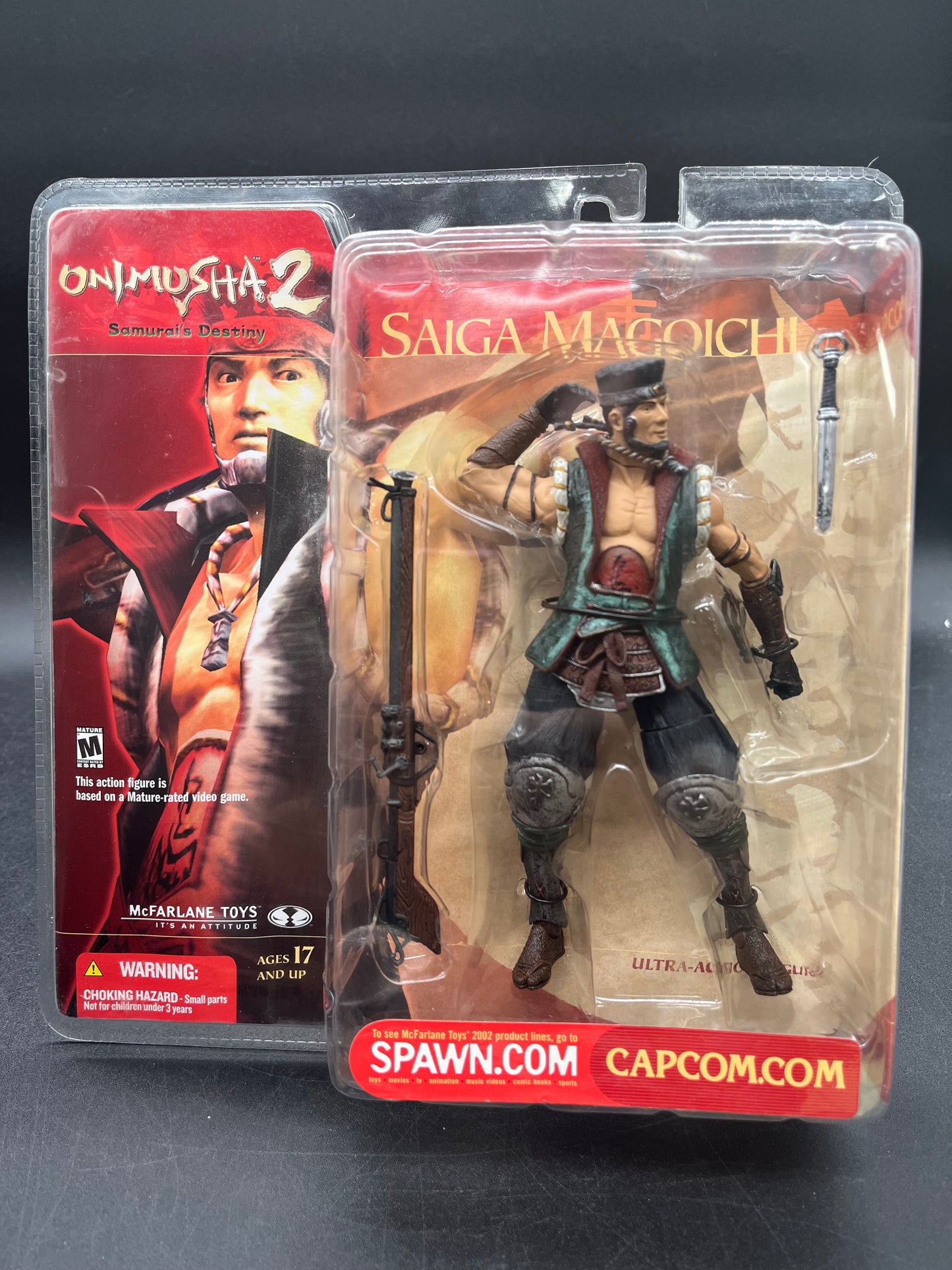 Saiga Magoichi Action Figure – Onimusha 2: Samurai's Destiny (McFarlane Toys x Capcom, 2002) MISB
