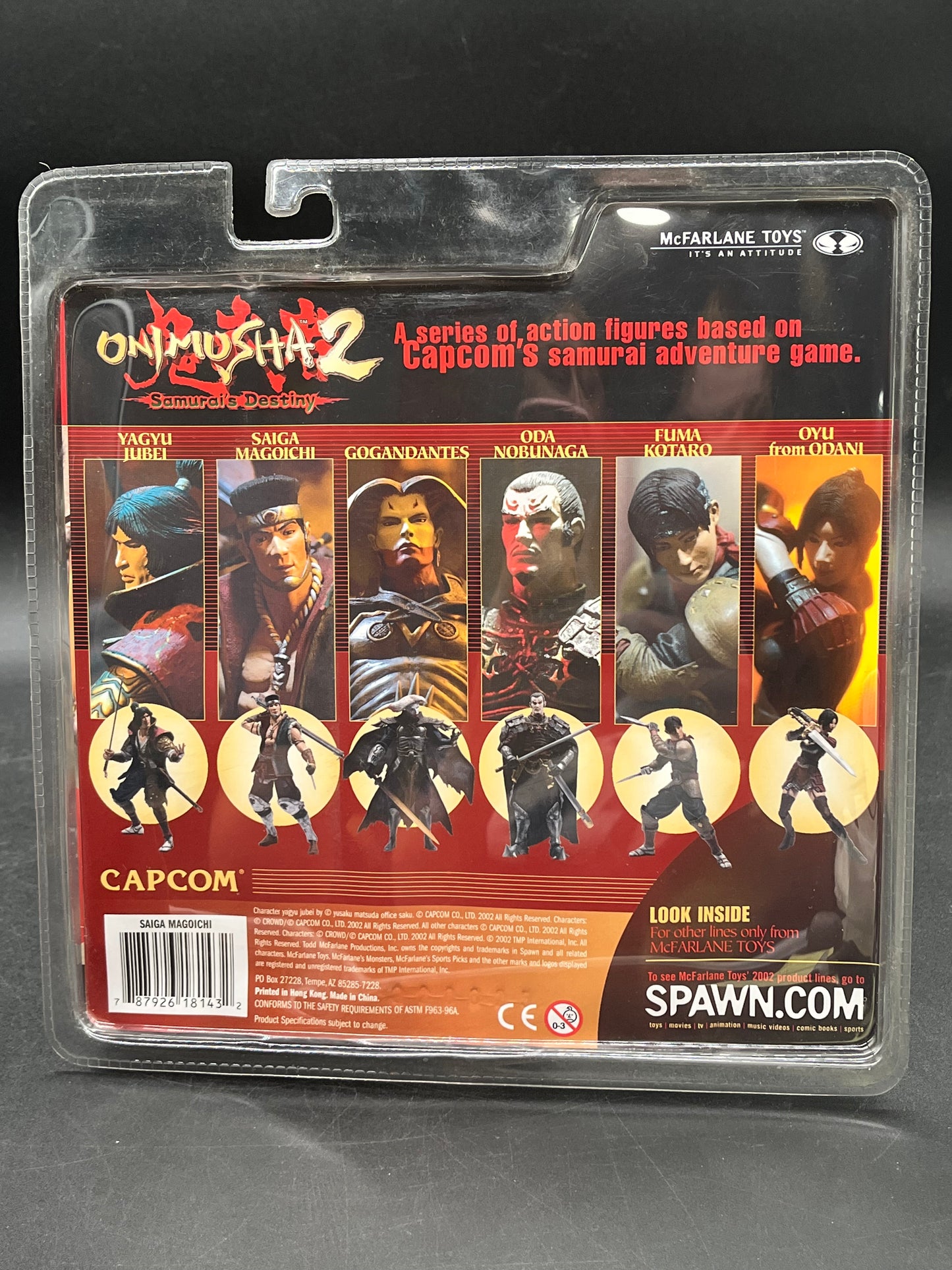 Saiga Magoichi Action Figure – Onimusha 2: Samurai's Destiny (McFarlane Toys x Capcom, 2002) MISB