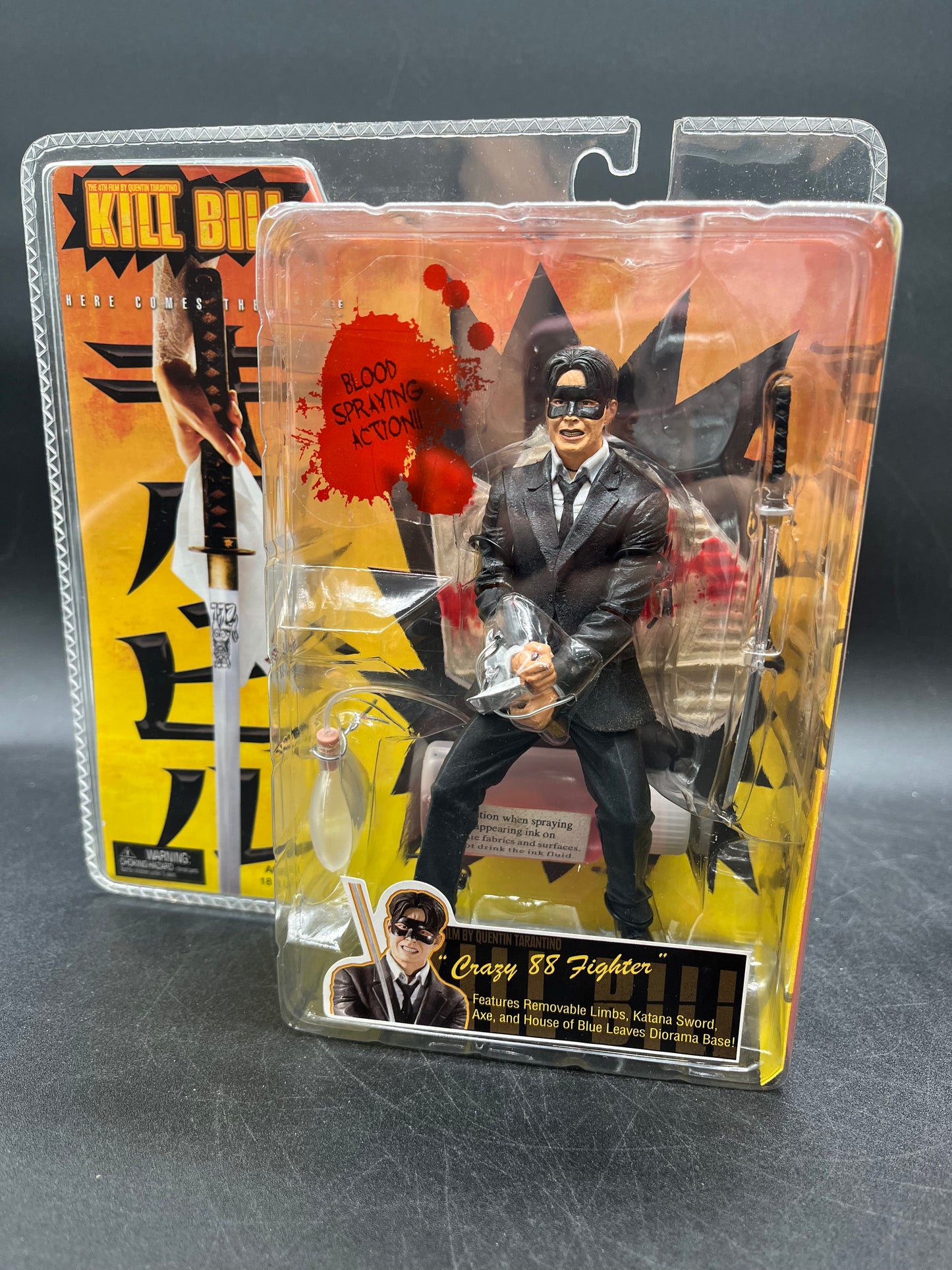 Crazy 88 Fighter Lot of 3 NECA Reel Toys Kill Bill Series 1 2004