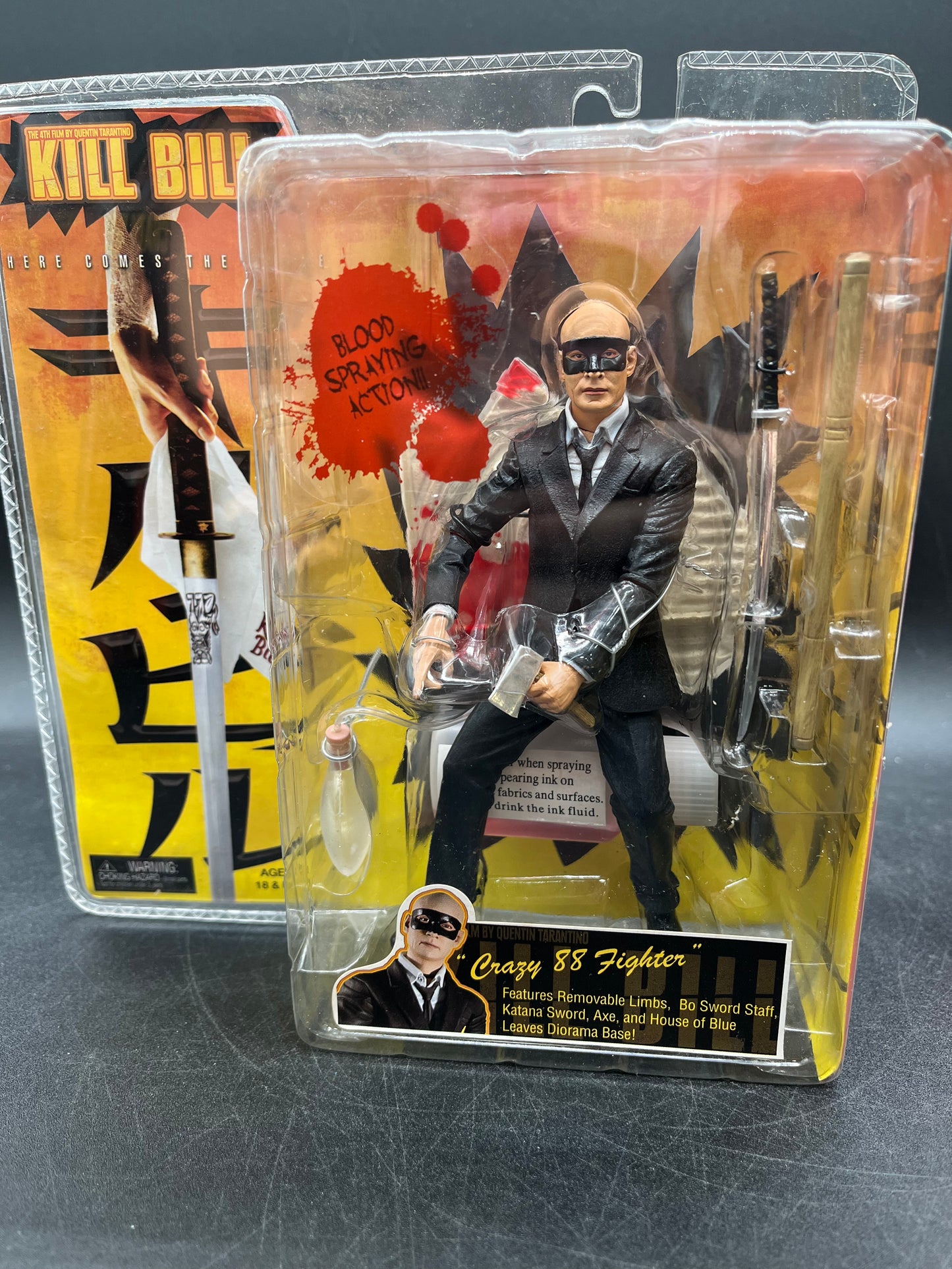 Crazy 88 Fighter Lot of 3 NECA Reel Toys Kill Bill Series 1 2004
