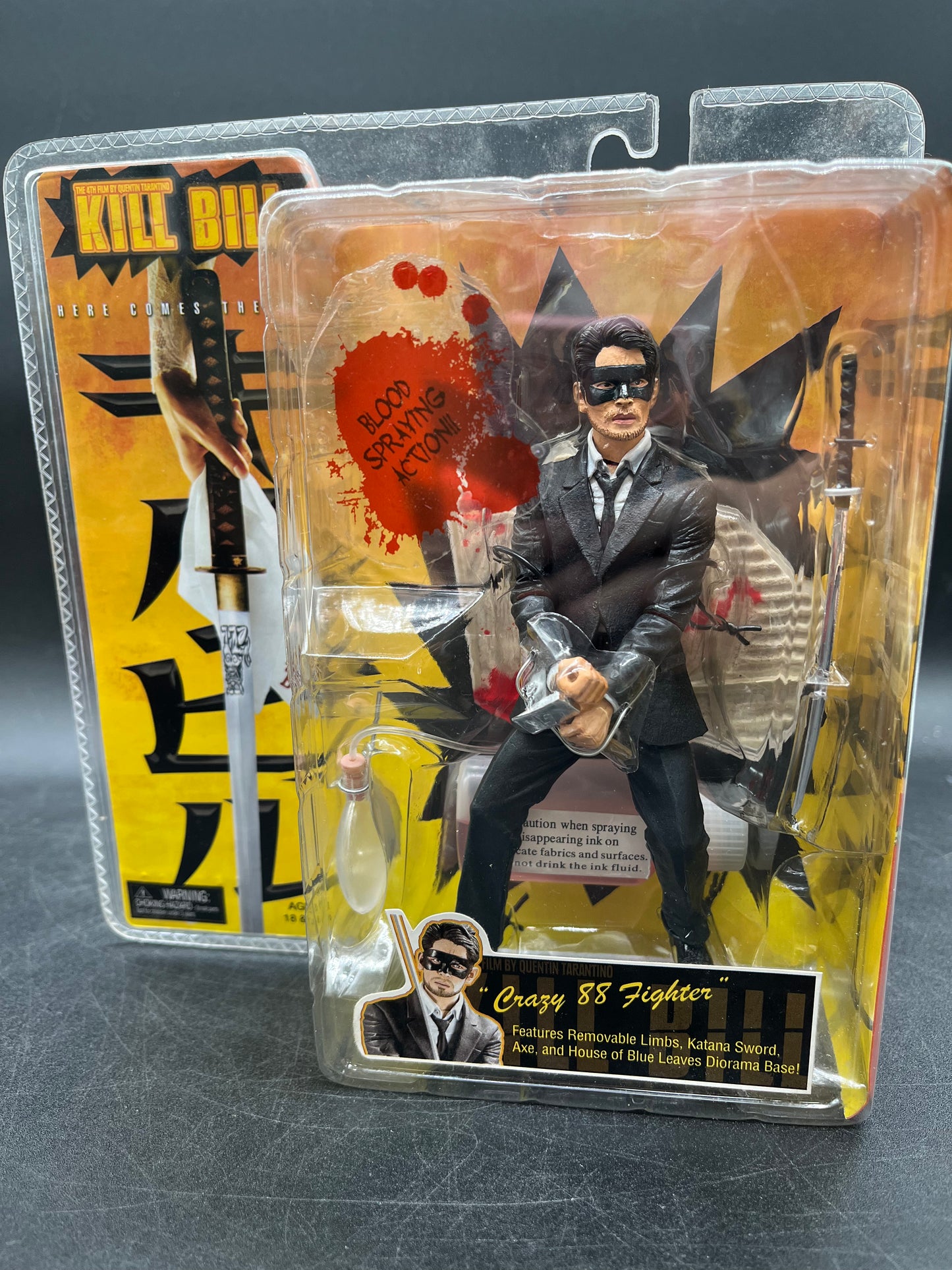 Crazy 88 Fighter Lot of 3 NECA Reel Toys Kill Bill Series 1 2004