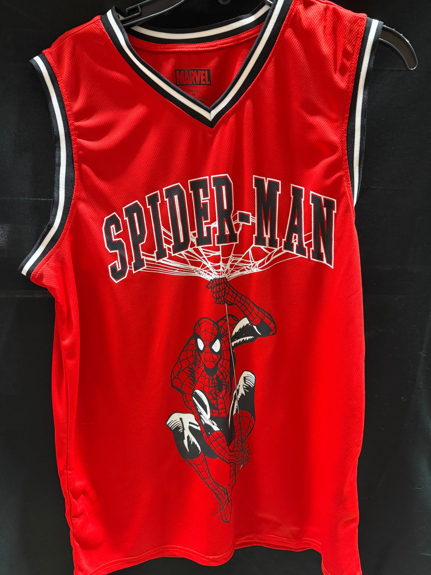 Official "Amazing Spider-Man" 1962 Commemorative Red Basketball Jersey