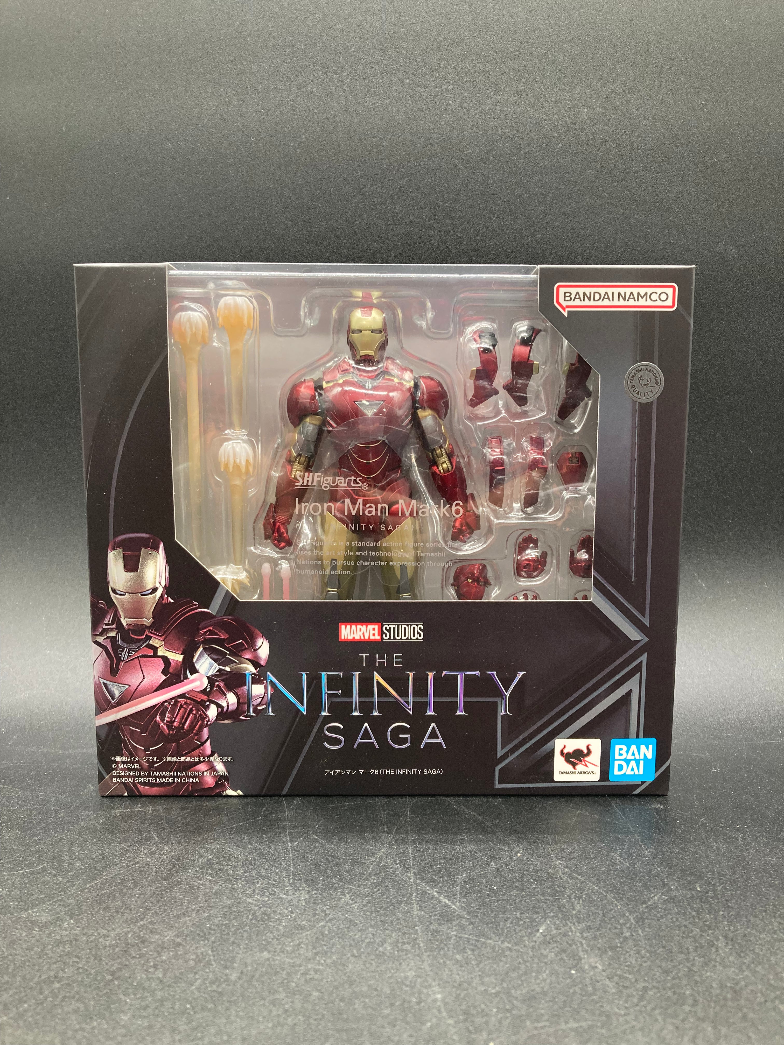 Iron Man MK 6 The Infinity Saga Action Figure Marvel Bandai S.H.Figuarts