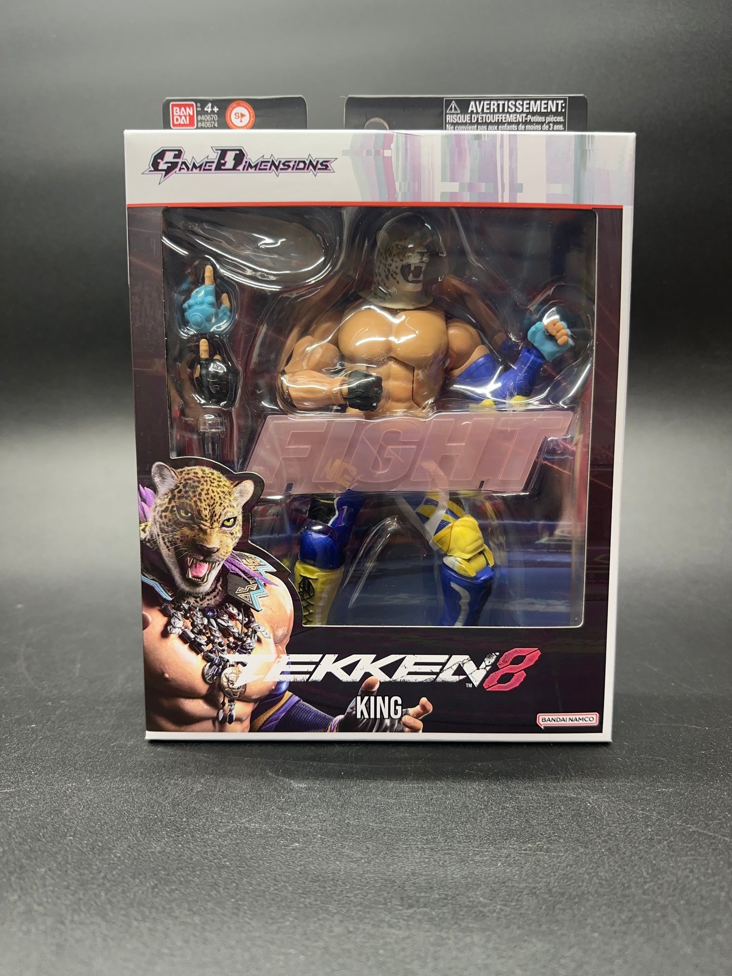 King Tekken 8 Bandai Namco Game Dimensions figure