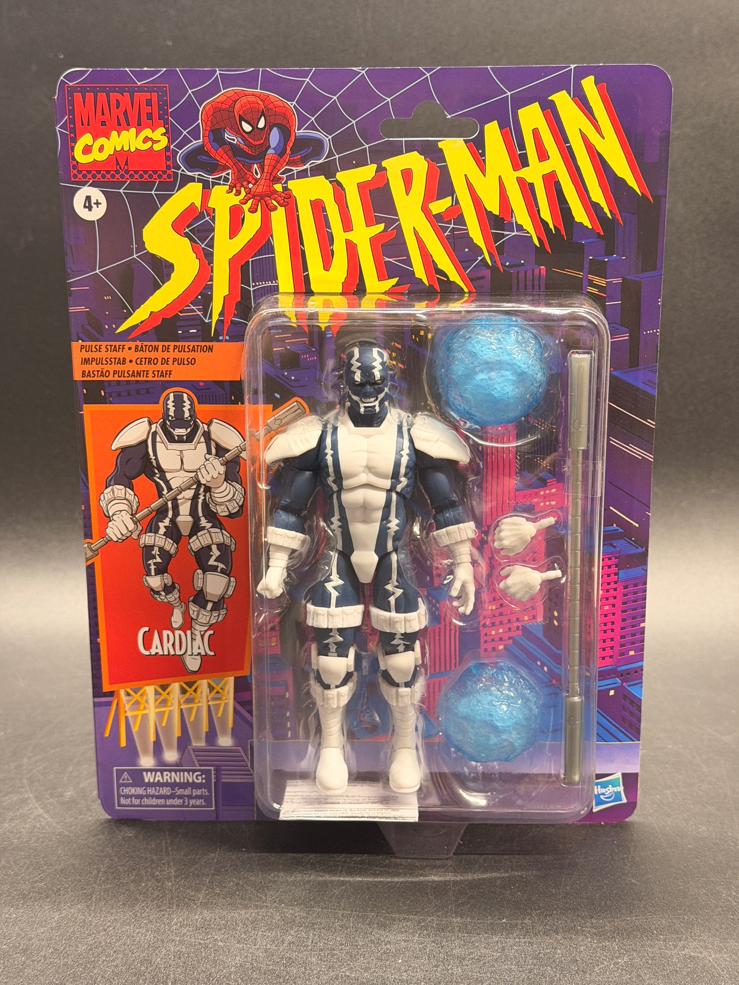 Cardiac Hasbro Marvel Legends Spider-Man Retro Figure 2025