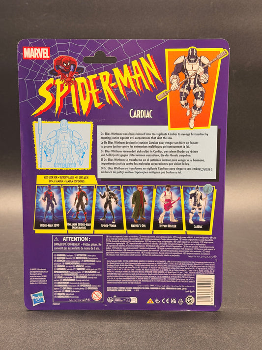 Cardiac Hasbro Marvel Legends Spider-Man Retro Figure 2025