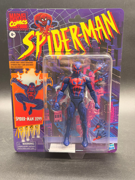 Spider-Man 2099 Hasbro Marvel Legends Spider-Man Retro Figure 2025