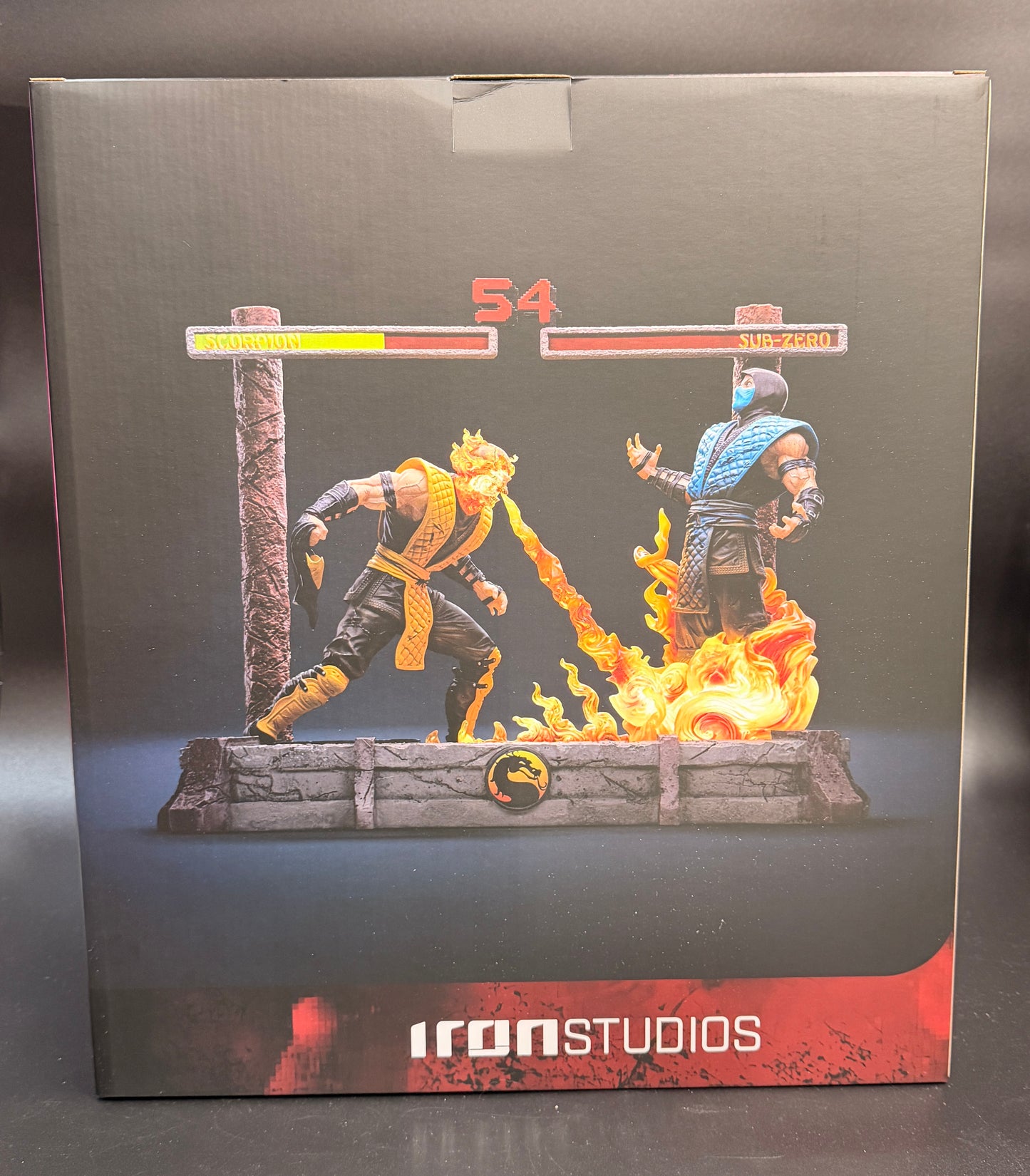 Scorpion Vs. Sub Zero Mortal Kombat 1/10 Art Scale Limited Edition Iron Studios Statue