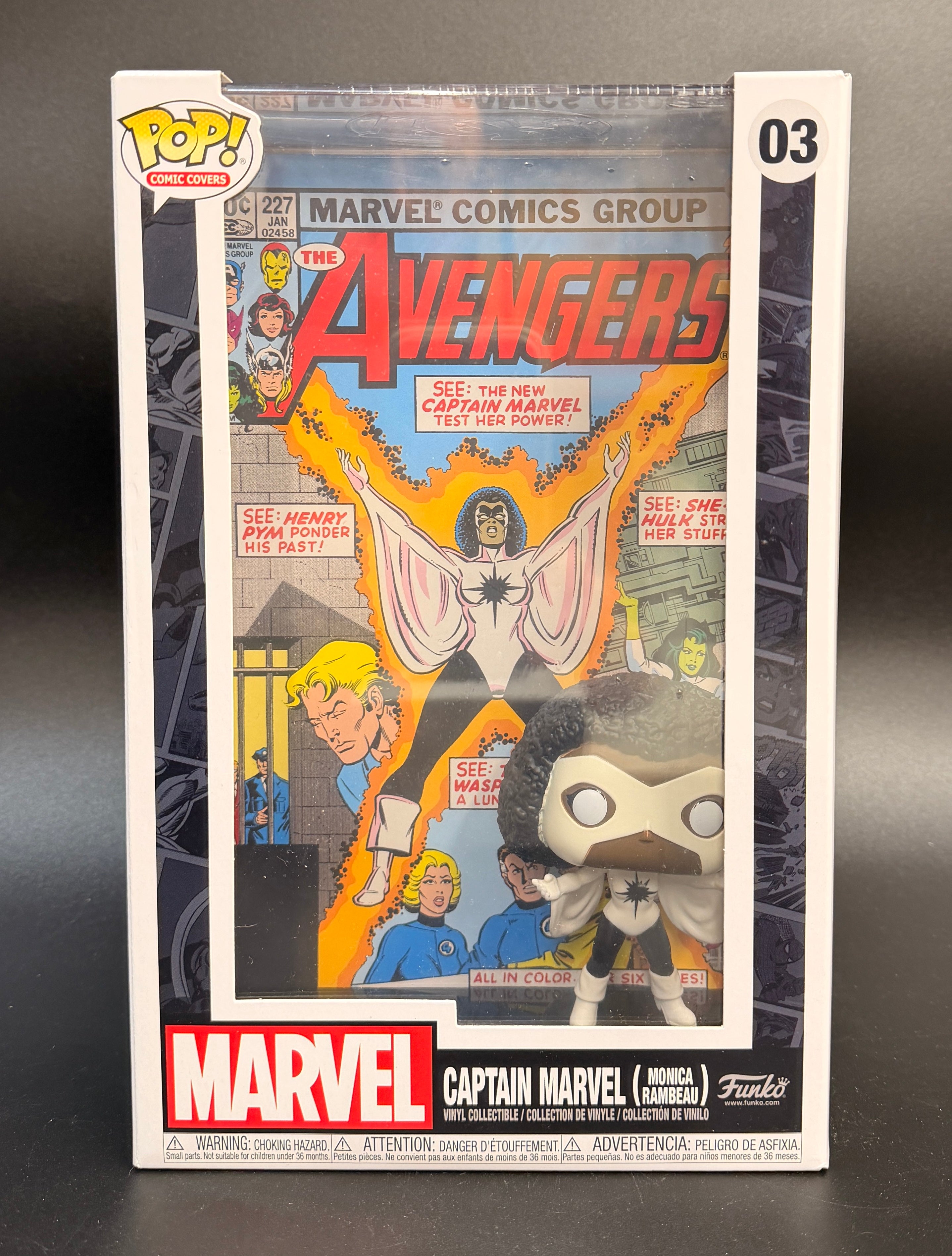 Captain Marvel (Monica Rambeau) #03 Pop! Comic Covers Funko Pop! Figure