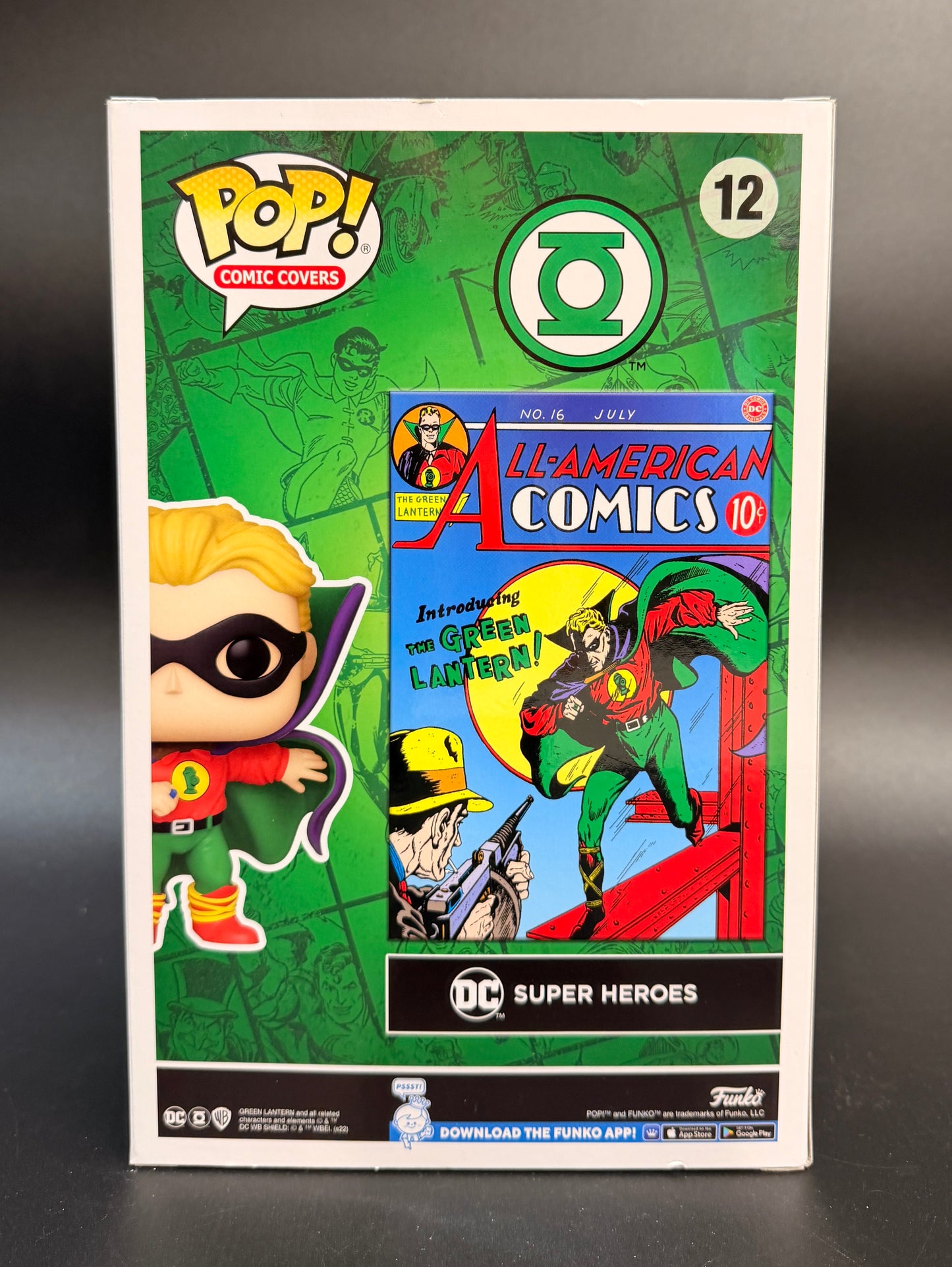 Green Lantern (Alan Scott) #12 Pop! Comic Covers Funko Pop! Figure
