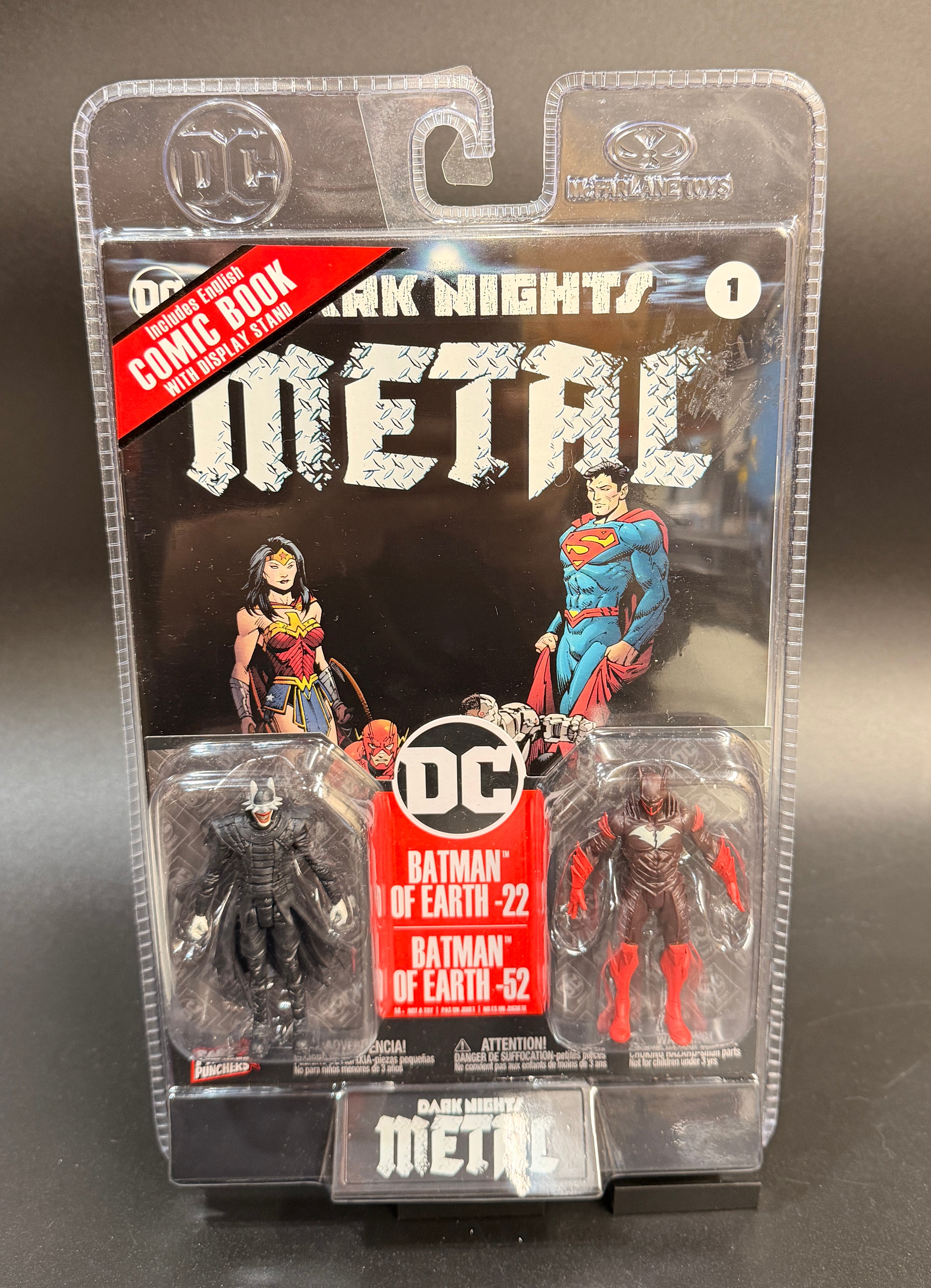 Batman of Earth-22 / Batman of Earth-52 (3″ Figure 2pk) Page Punchers McFarlane