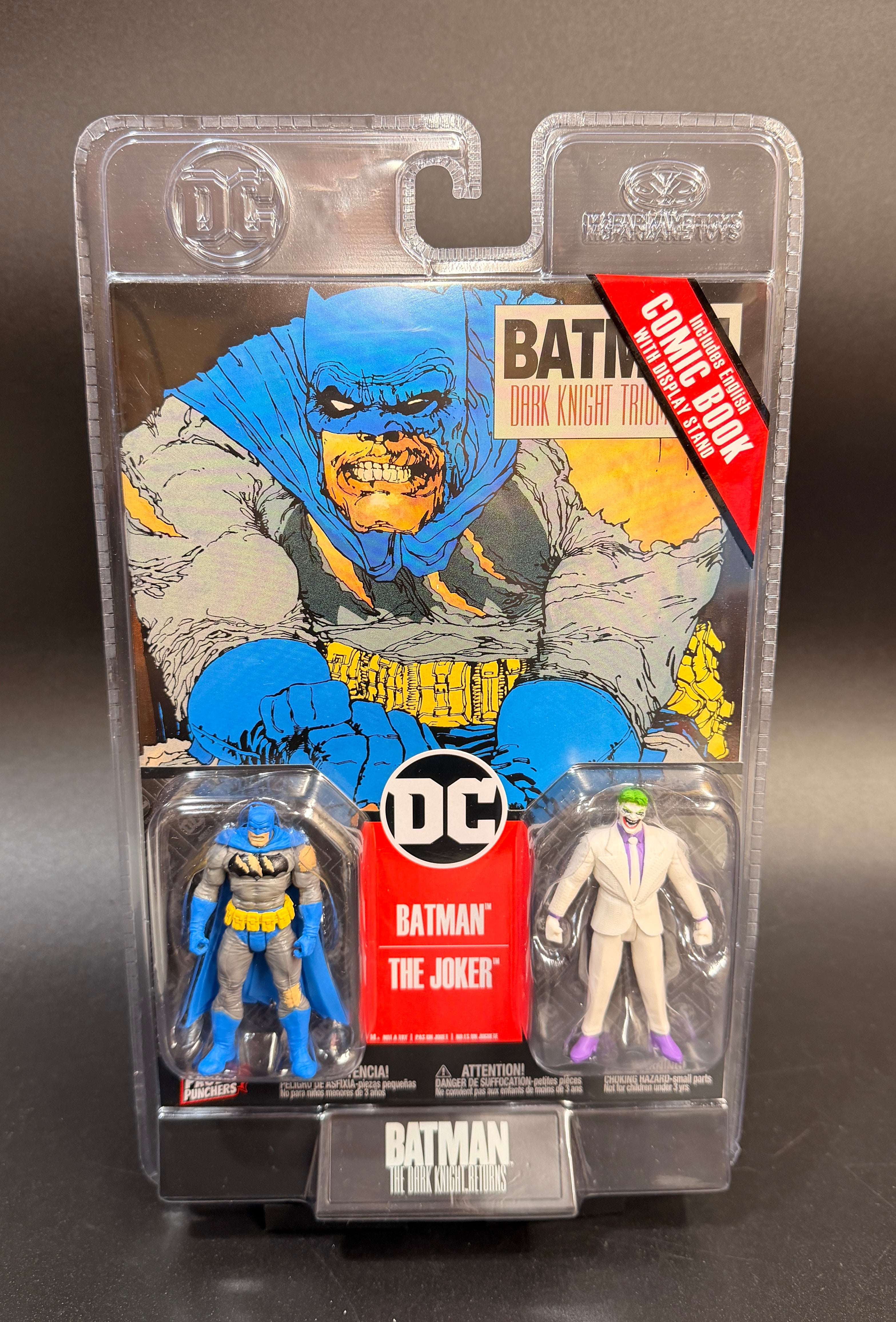 Batman / Joker Dark Knight Triumphant (3″ Figure 2pk) Page Punchers McFarlane