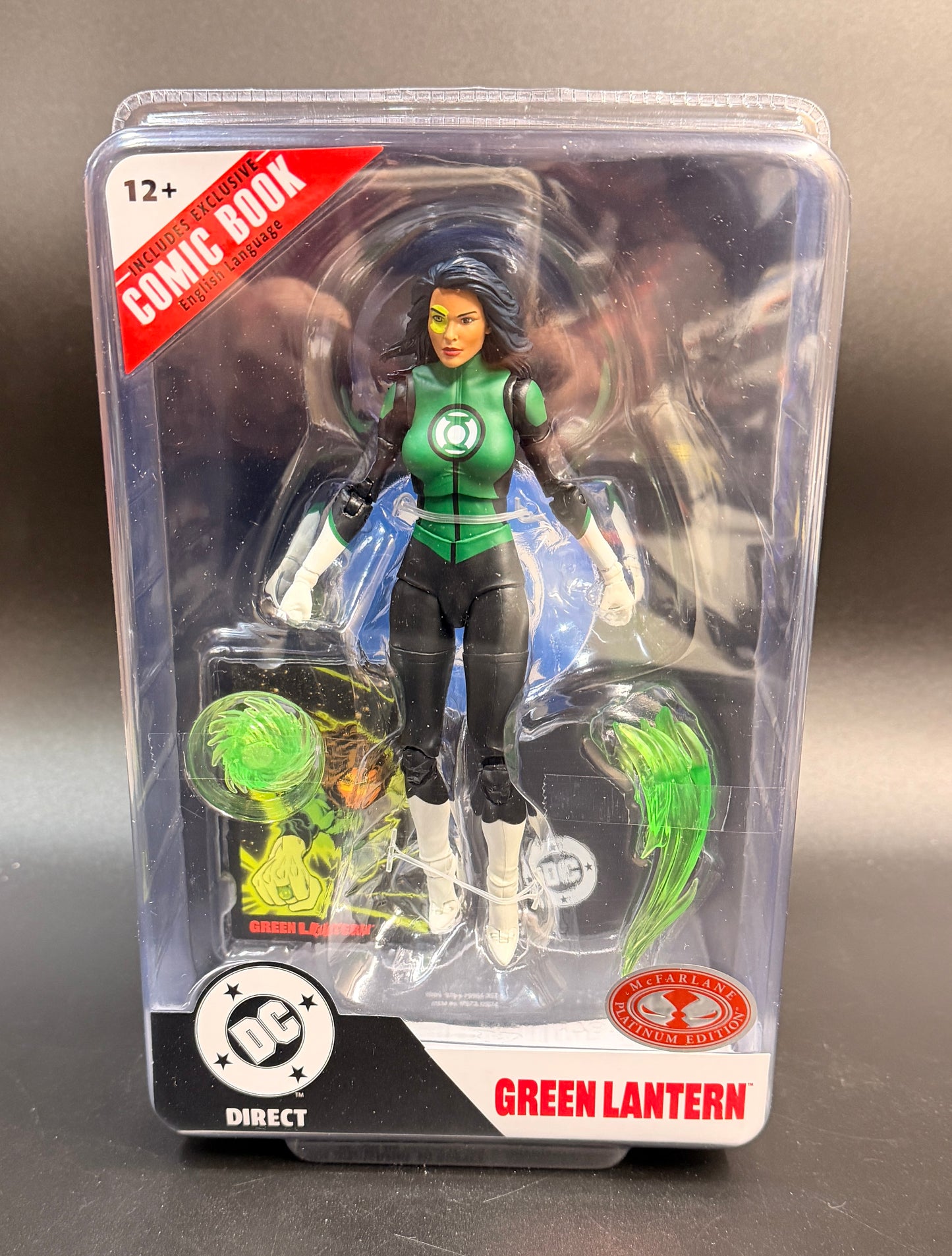Green Lantern (Jessica Cruz) DC Direct Page Punchers Platinum McFarlane Toys Figure 2026