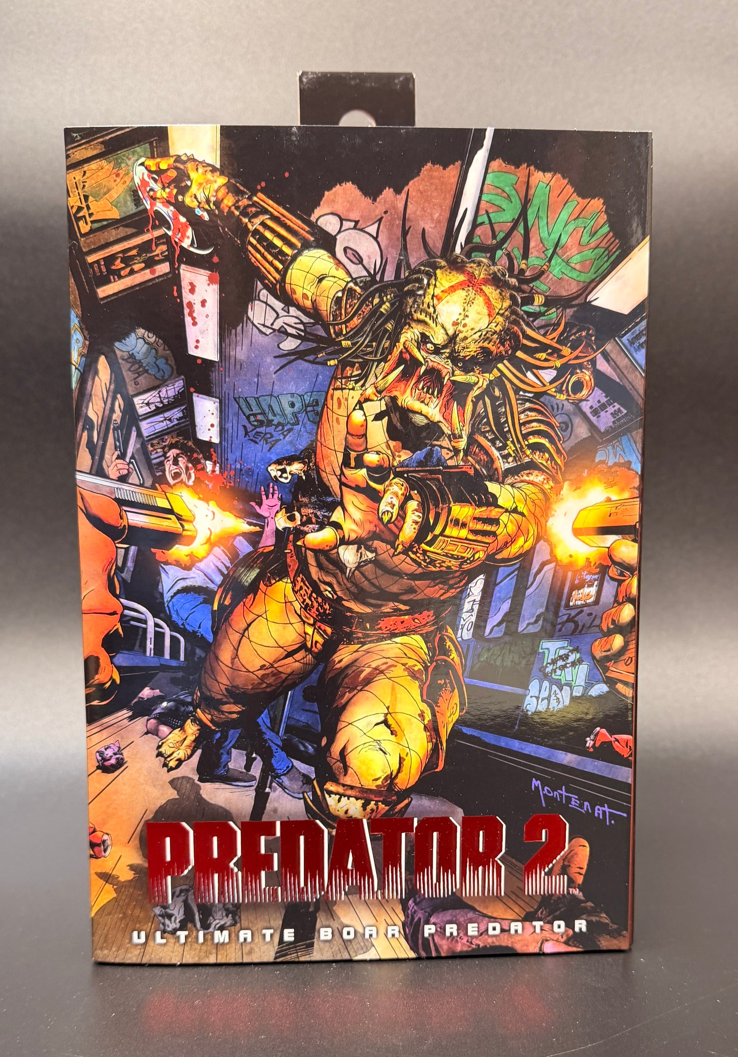 Ultimate Boar Predator 30th Anniversary Collection NECA Predator 2 Figure