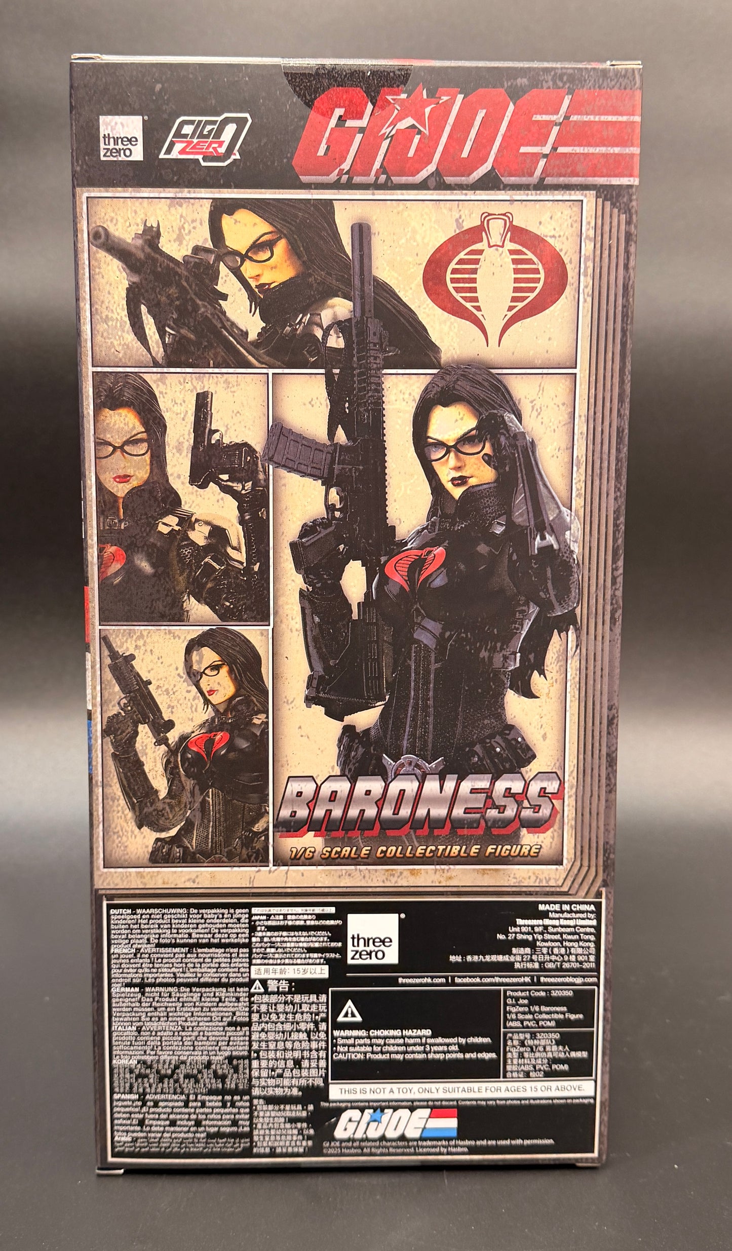Baroness G.I. Joe FigZero 1:6 Scale Action Figure Three Zero