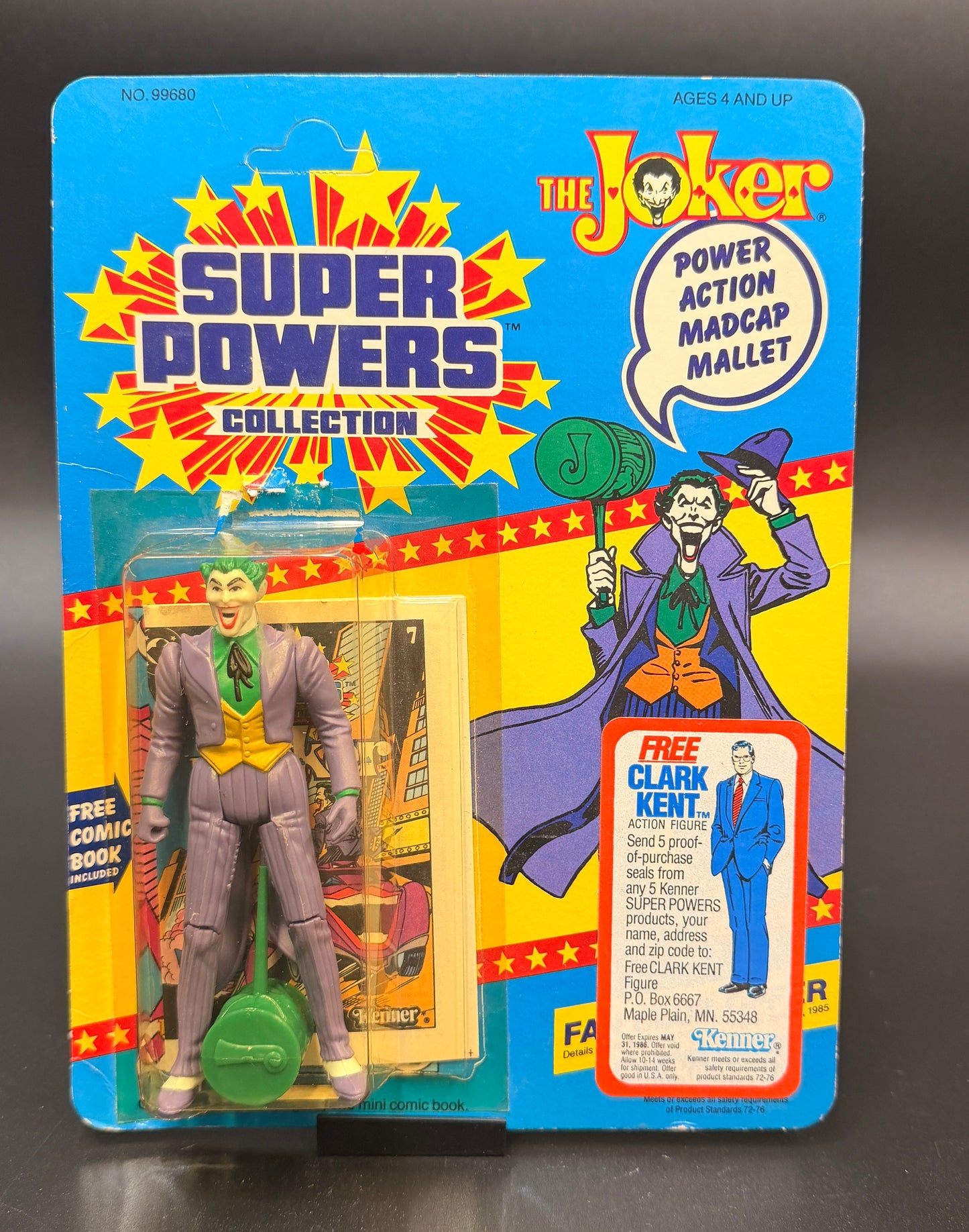 "Joker" Super Powers Collection Kenner 1984 (unpunched)