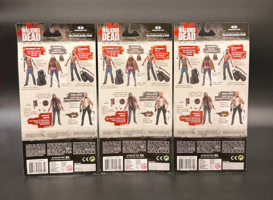 Michonne and her 2 Pet Zombie Lot McFarlane AMC Walking Dead Series 3 Figures 2013