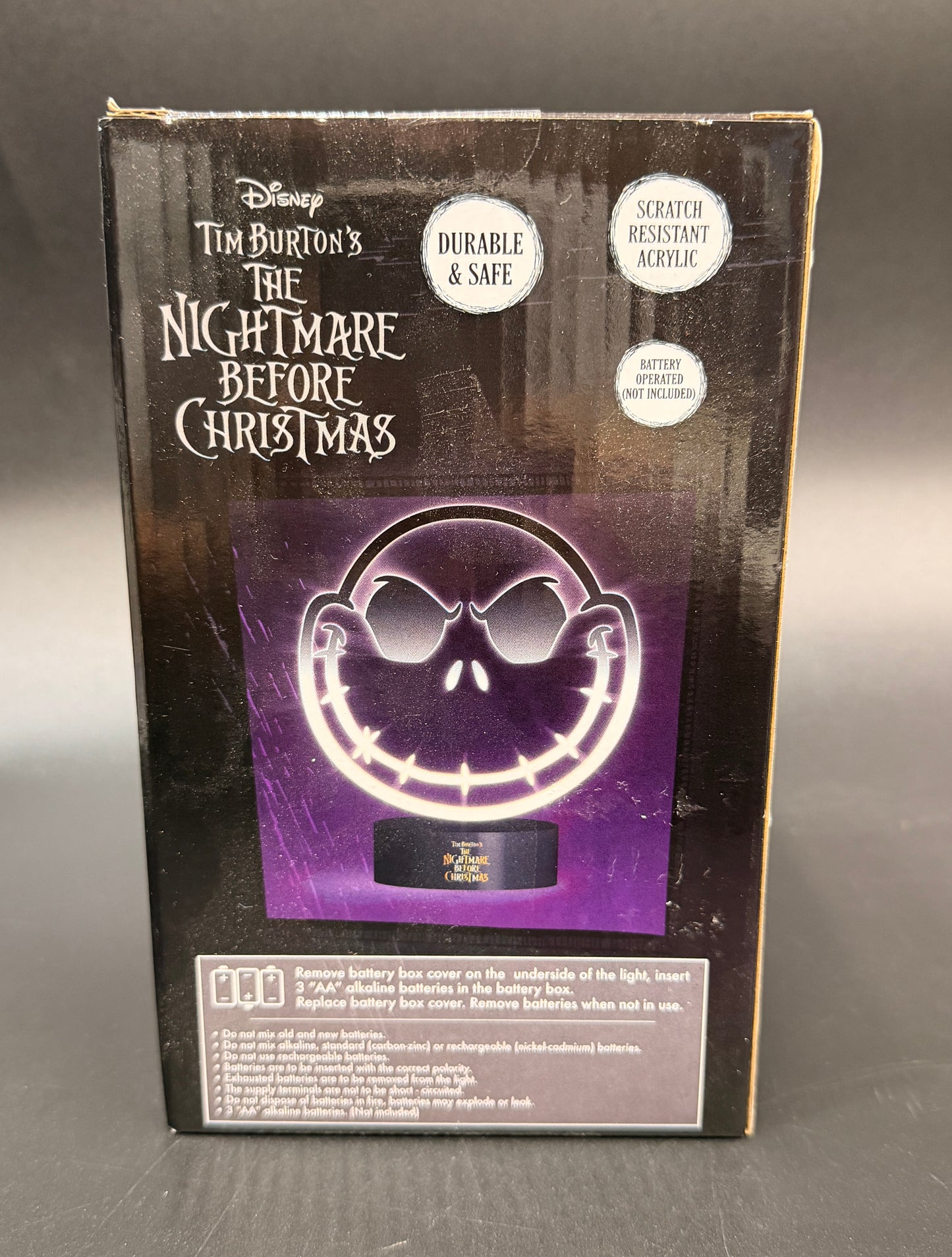 Jack Skellington Nightmare Before Christmas LED Illusion Lamp 3D Culturefly