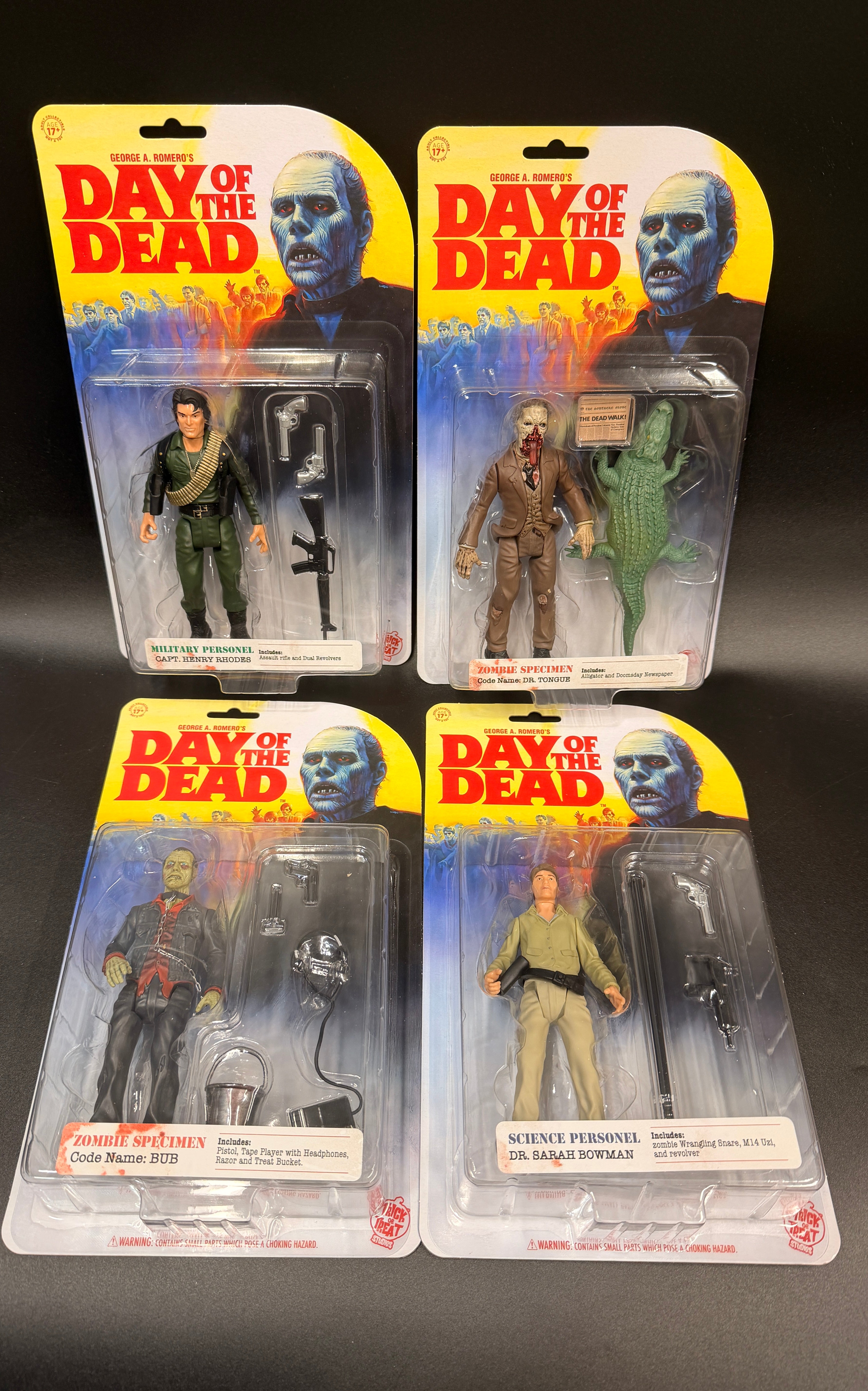 Day of the Dead (Set of 4) 5-Inch Scale Action Figure Set Trick or Treat Studios