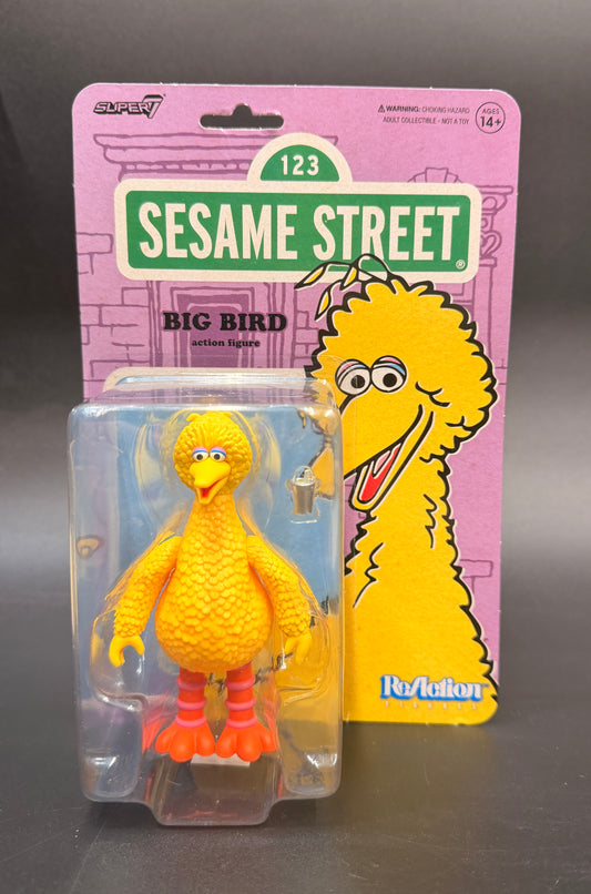 Big Bird Sesame Street Reaction 3.75 in. Action Figure