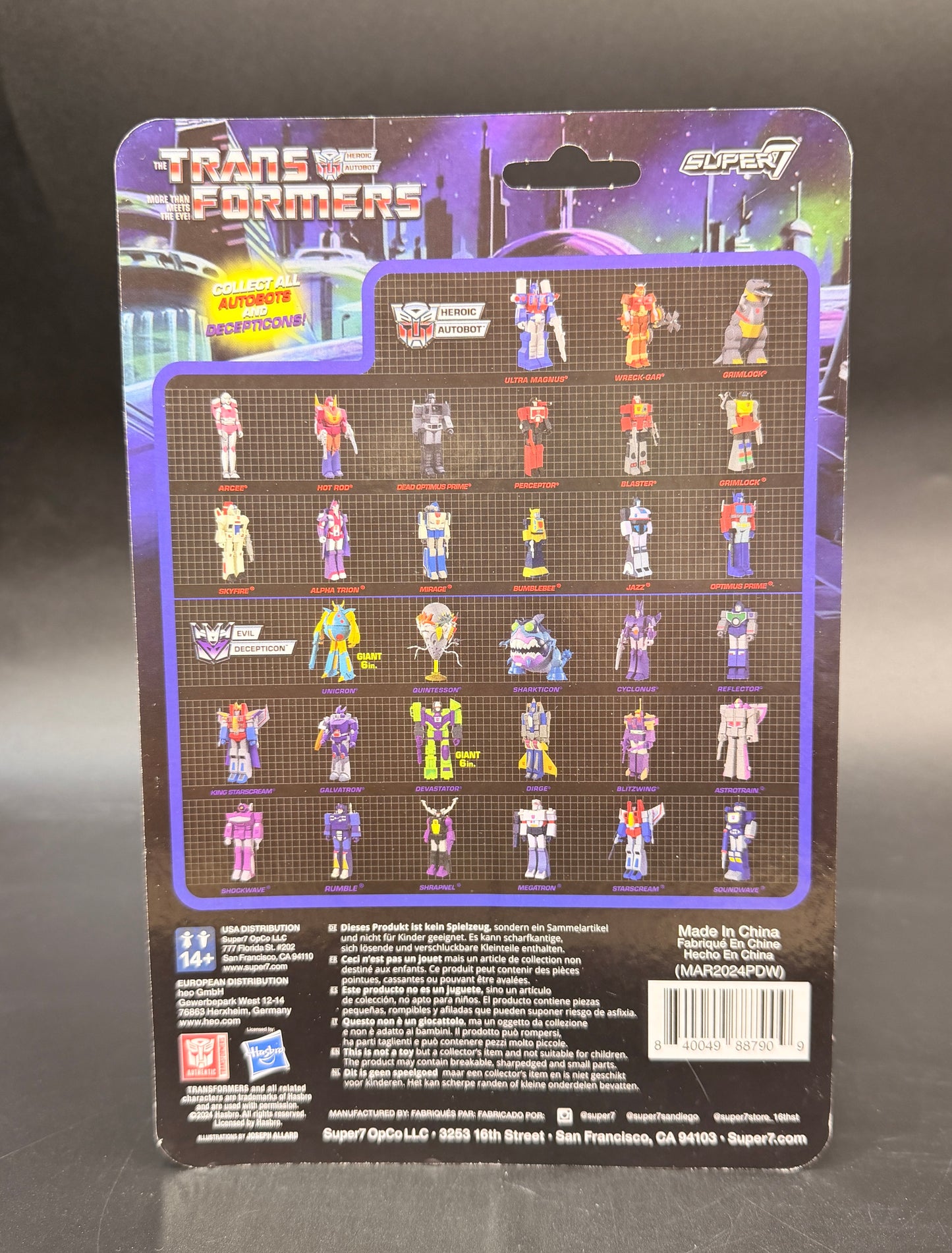 Optimus Prime (Ultra Magnus) Transformers Reaction 3.75 in. Action Figure