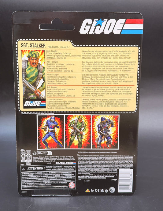 Sgt. Stalker GI JOE Classified Retro Card Series Figure