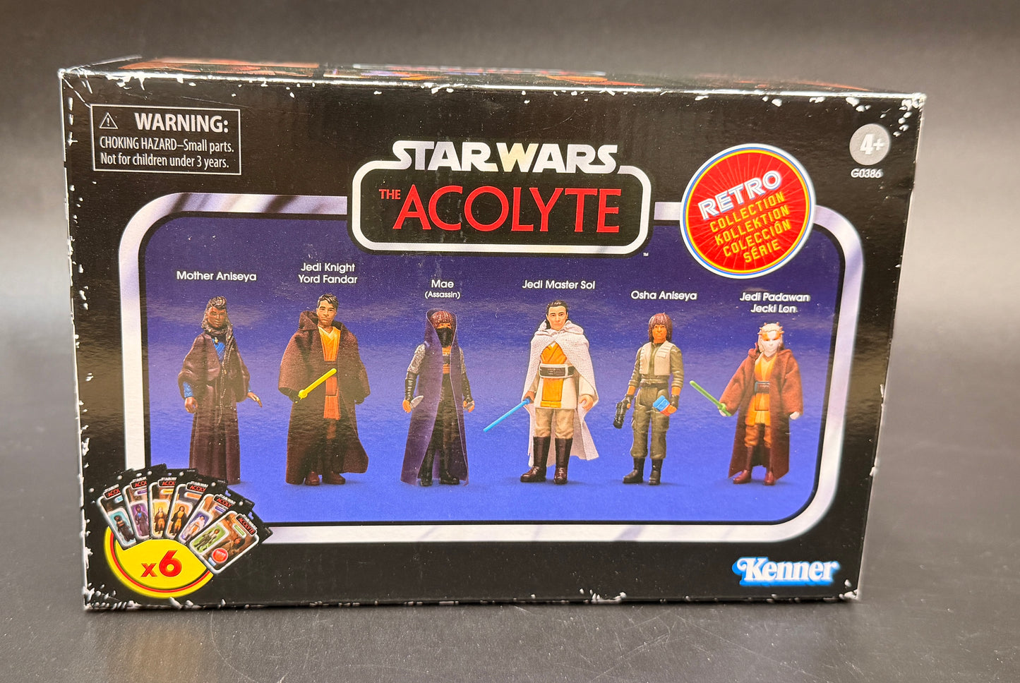 Star Wars Retro Collection: The Acolyte 6 Figure Set Hasbro