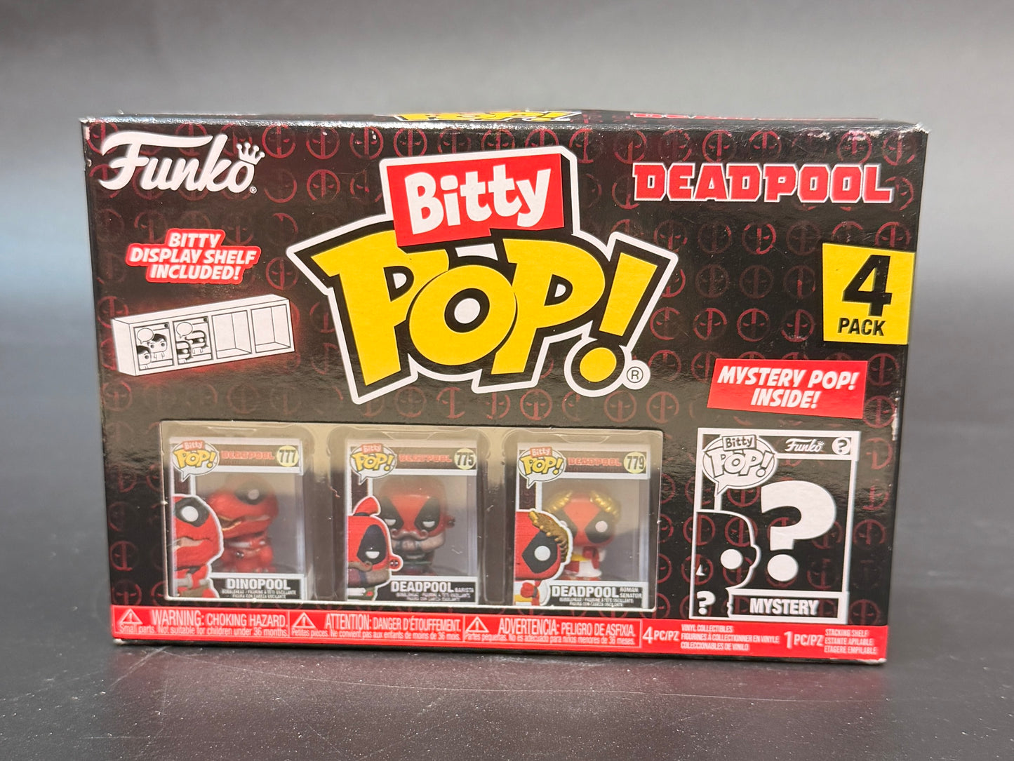 Deadpool Bitty Pop! 4-pk Set Series 3 Figures Funko