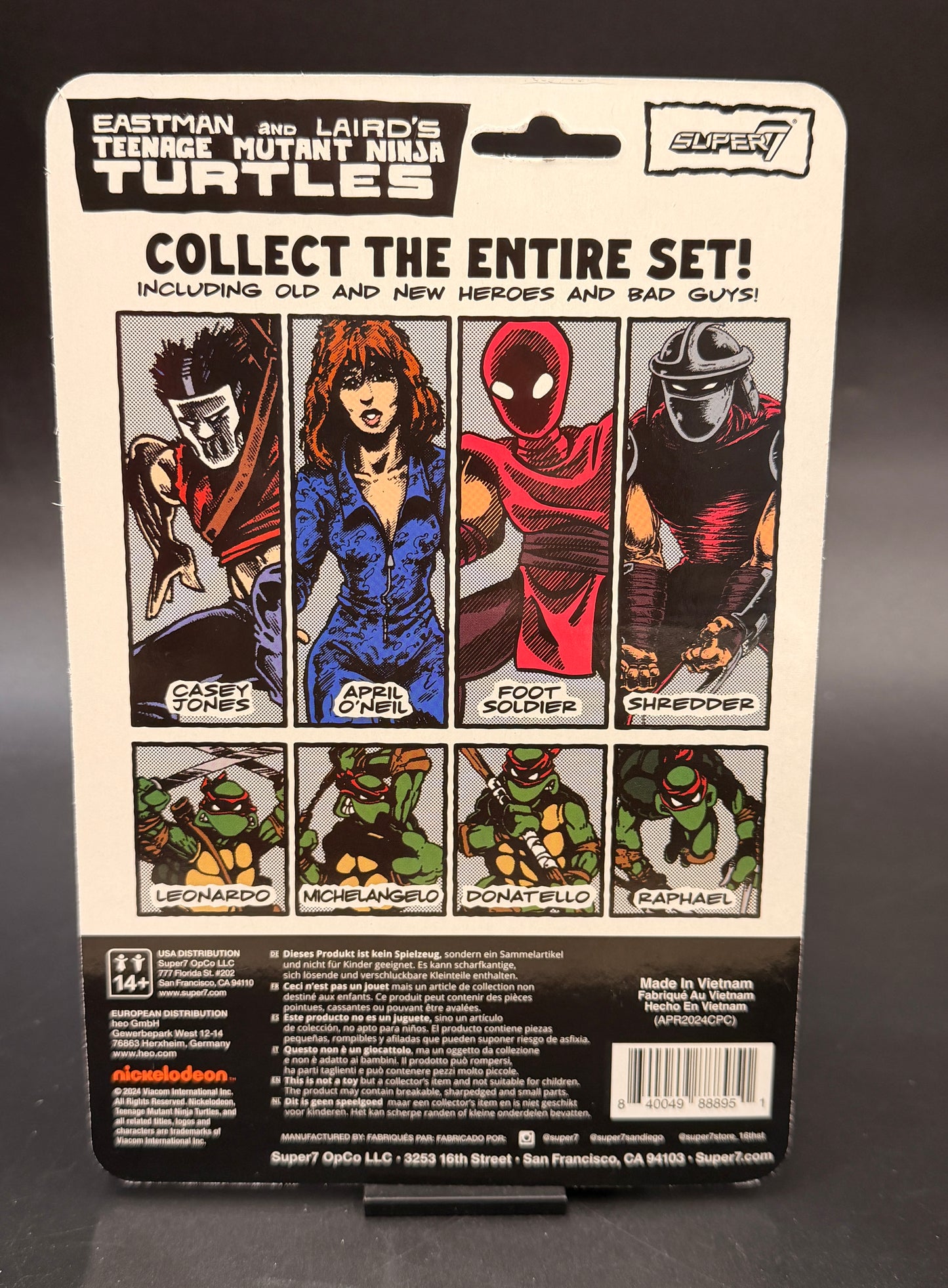 Shredder (Comic Color) Teenage Mutant Ninja Turtles 3.75 in. Action Figure ReAction Super7