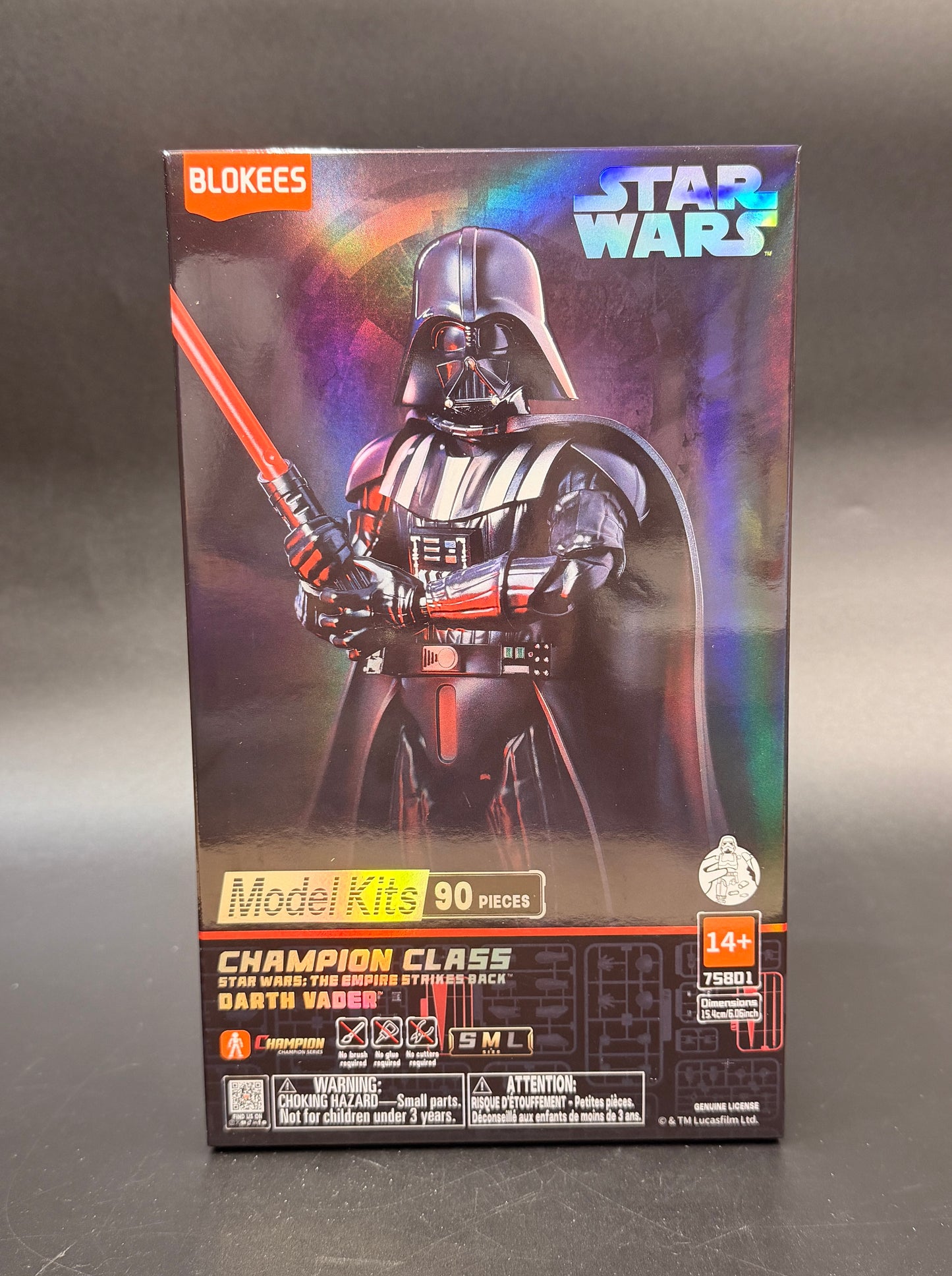 Darth Vader Star Wars: Empire Strikes Back Blokees Model Kit