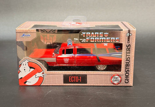Transformers x Ghostbusters Ecto-1 G1 Mashup 1:32 Scale Jada Toys 2025