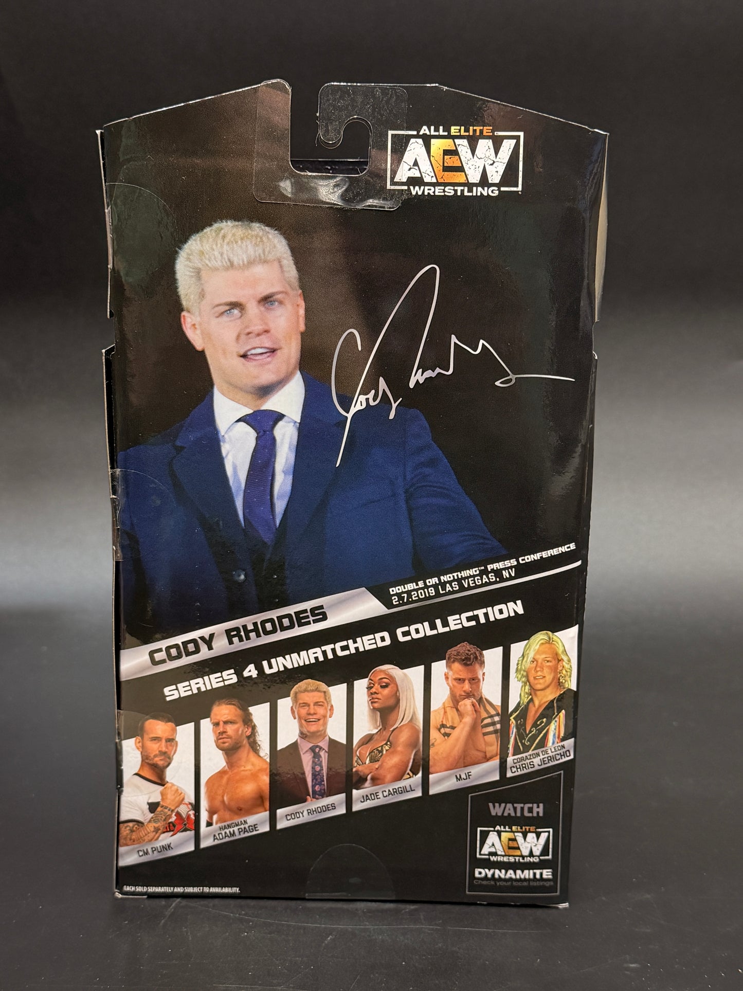 "Cody Rhodes" (#27) AEW: Unmatched Collection Series 4 Wrestling Action Figure Jazwares LLC 2022