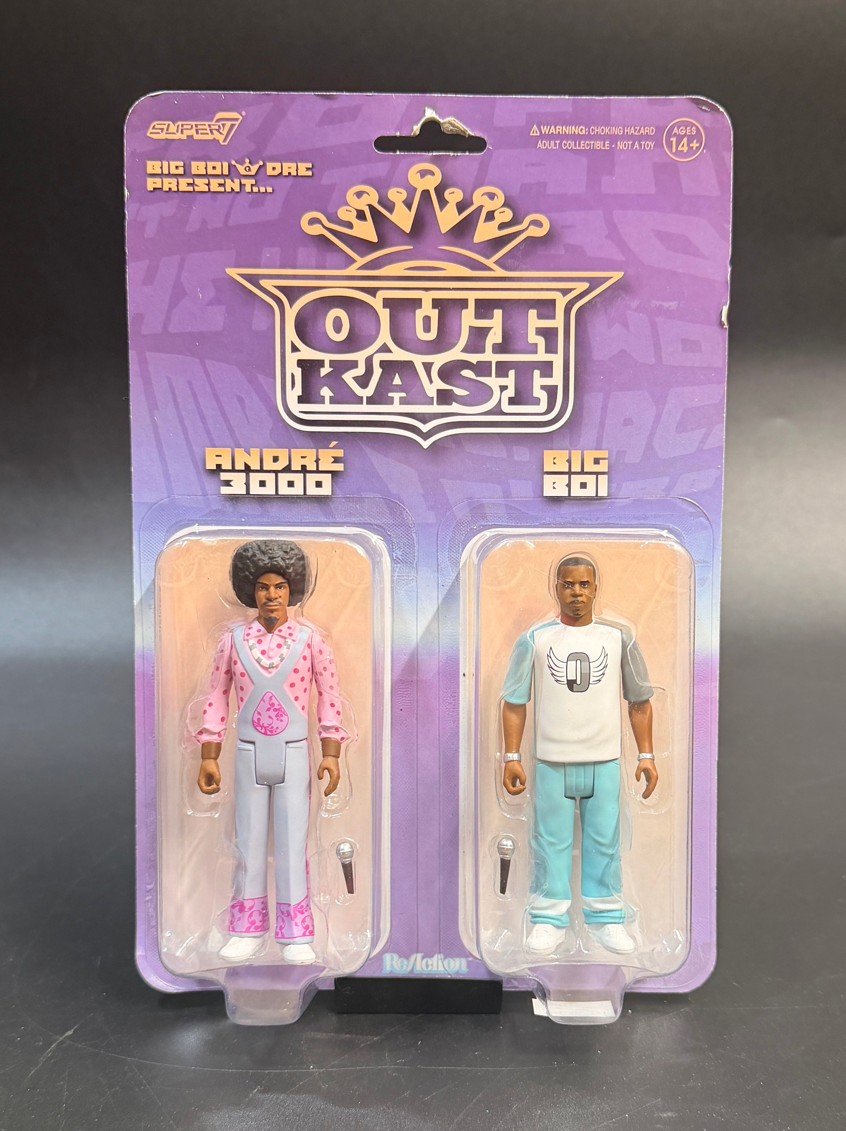 Outkast (Big Boi & Dre Present) Action Figure 2 Pack ReAction Super7