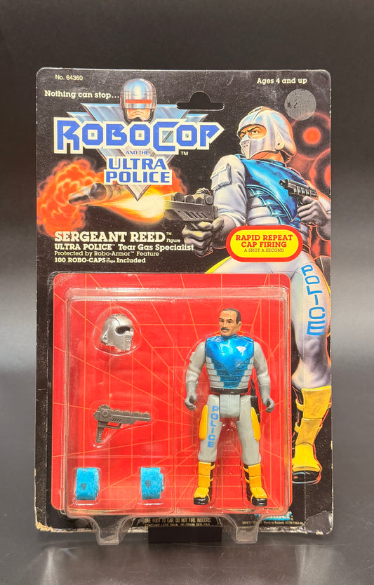 Sgt. Reed (Tear Gas Specialist) RoboCop & the Ultra Police Kenner Action Figure 1988