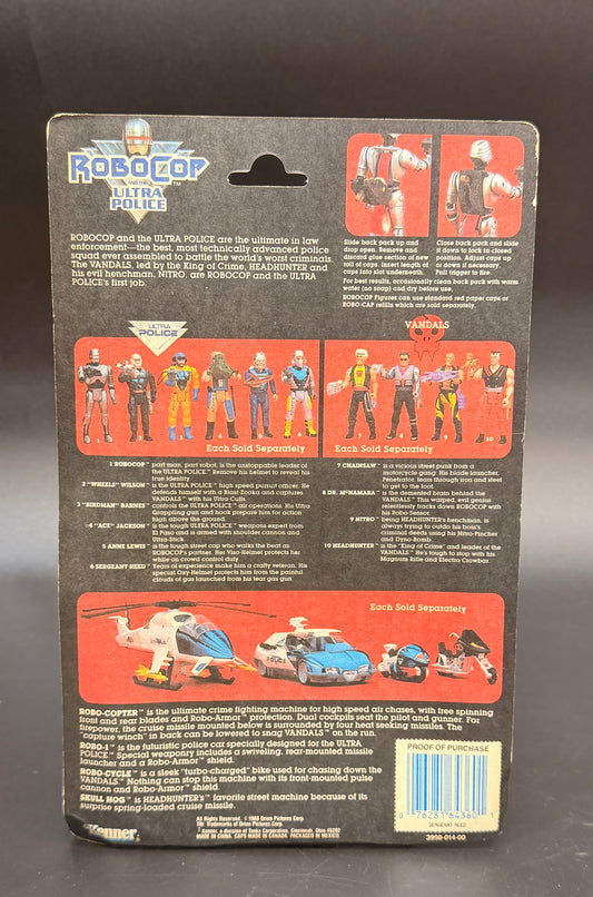 Sgt. Reed (Tear Gas Specialist) RoboCop & the Ultra Police Kenner Action Figure 1988