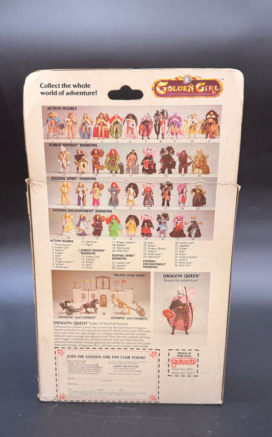 Dragon Queen (Ruler of Evil Forces) Golden Girl and the Guardians of the Gemstones Action Figure Galoob 1984
