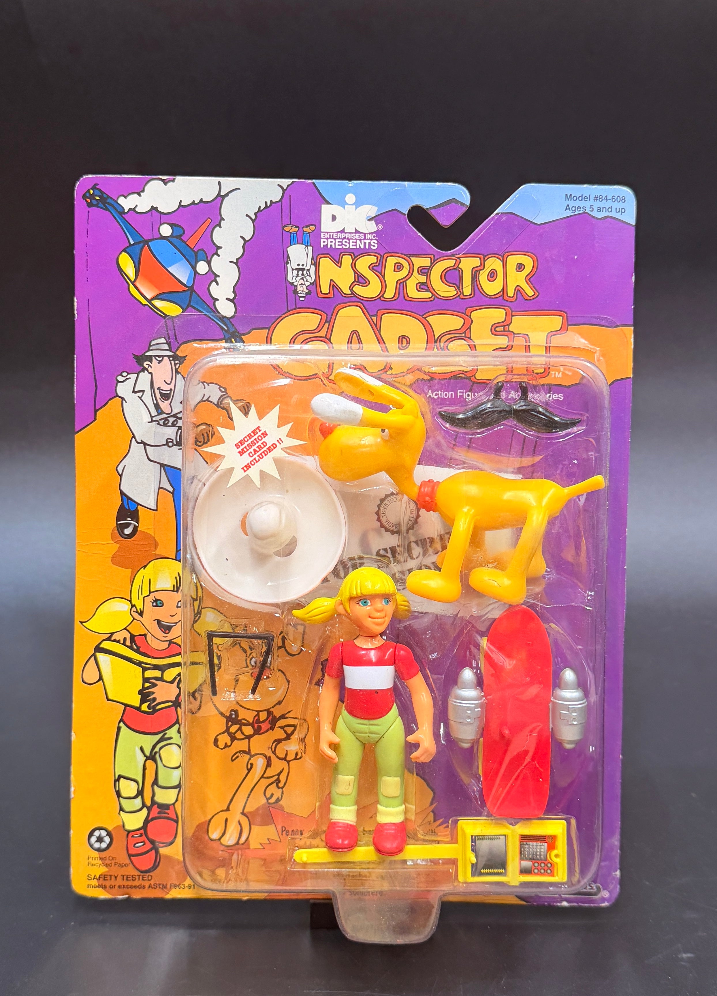 "Penny and Brain" Inspector Gadget Action Figure Set Tiger Toys 1992
