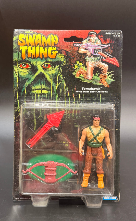 Tomahawk (Swift Shot Crossbow) Swamp Thing Action Figure Kenner 1990