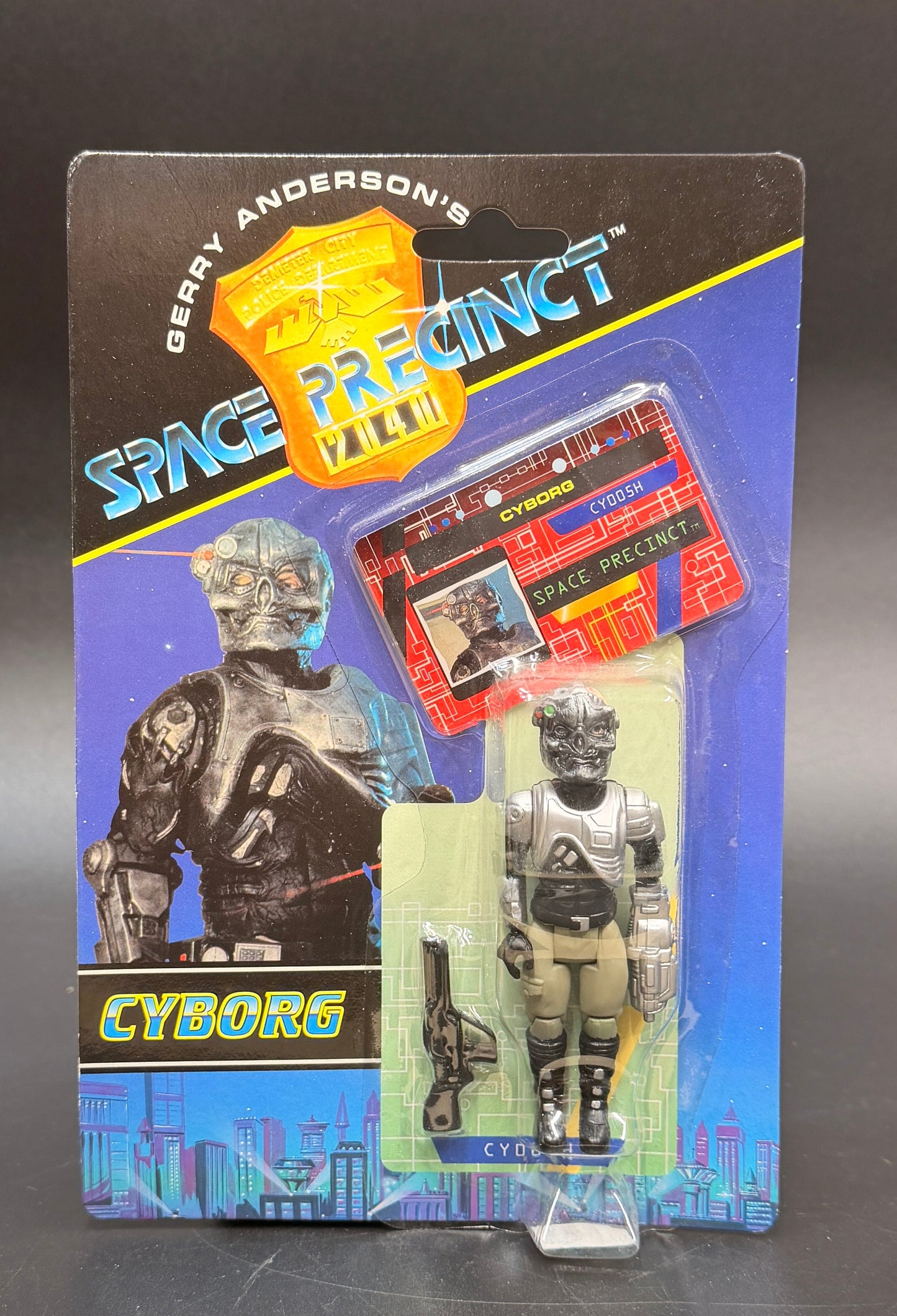 Cyborg Space Precinct 2040 Action Figure Vivid Imaginations 1994 (Canadian)