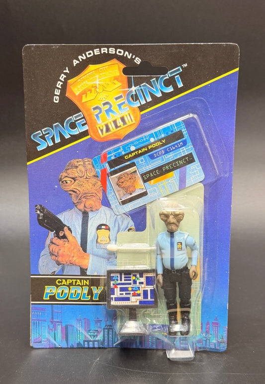 Captain Podly Space Precinct 2040 Action Figure Vivid Imaginations 1994 (Canadian)