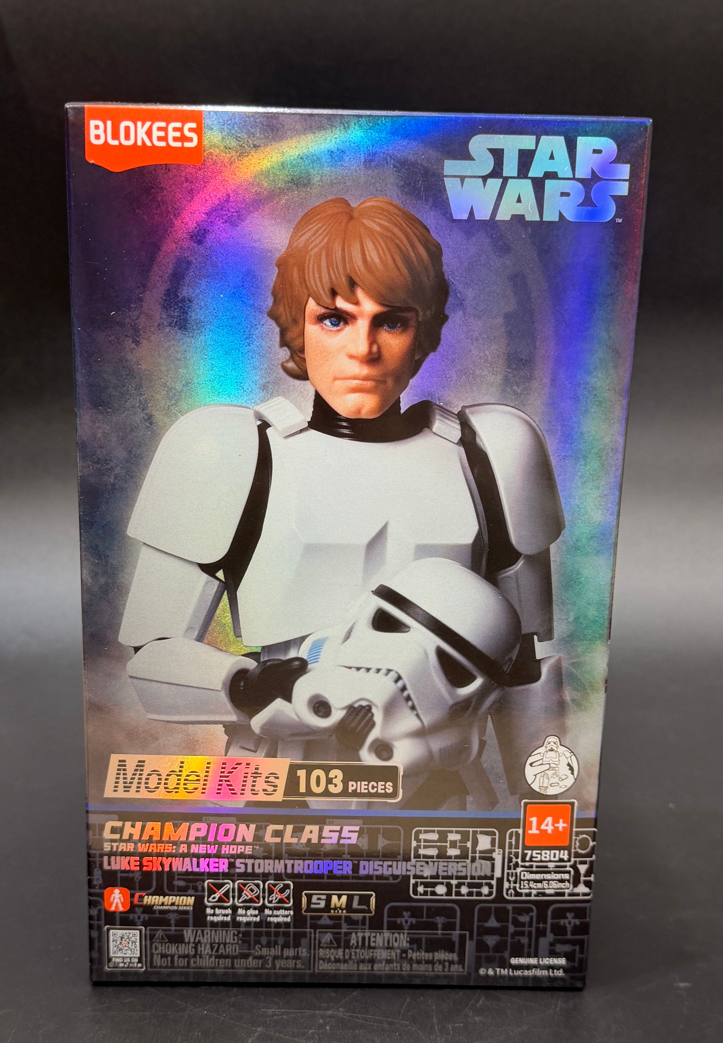 Luke Skywalker (Stormtrooper Variant) Star Wars: A New Hope Blokees Model Kit