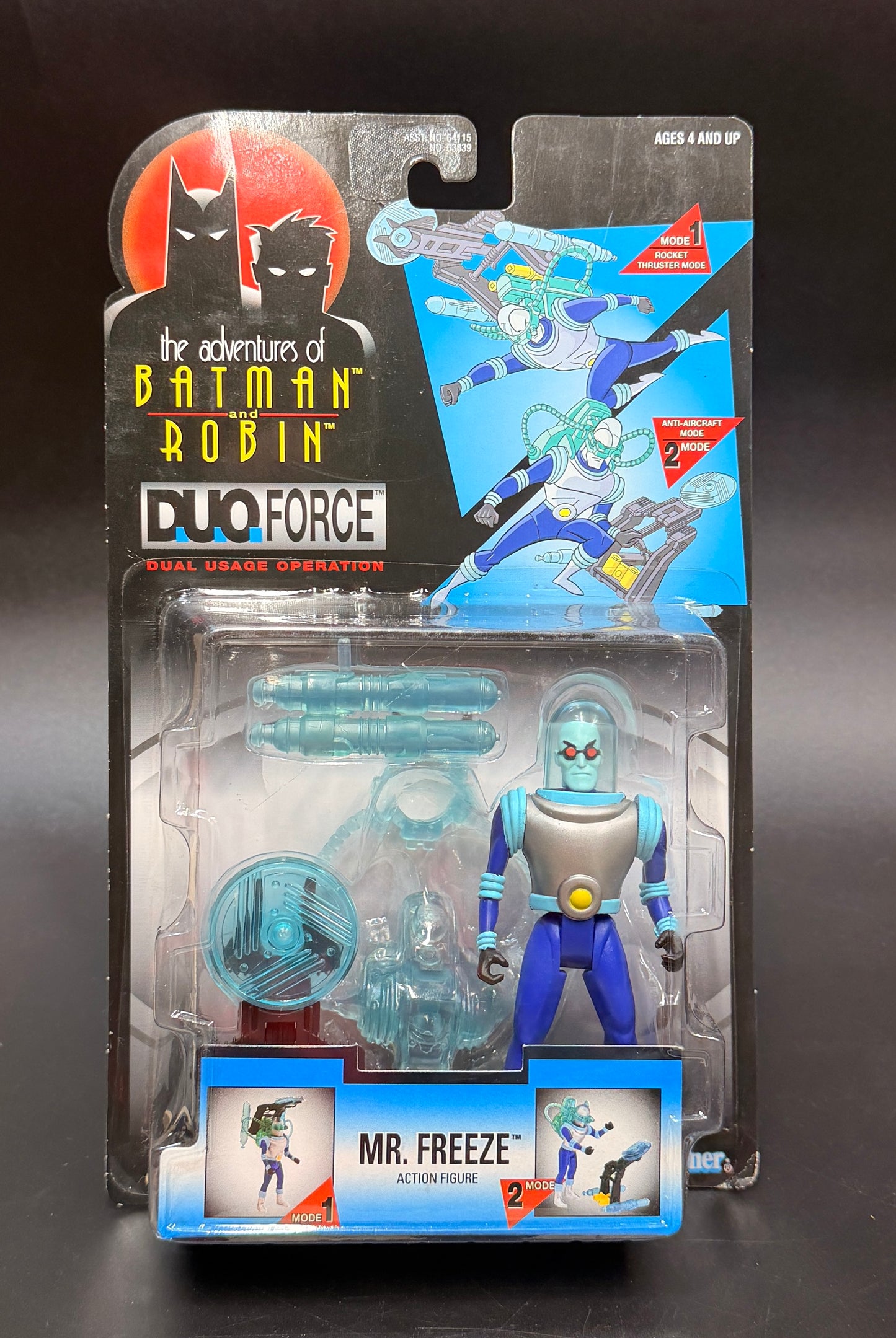 "Mr. Freeze" The Adventures of Batman and Robin D.U.O. Force Action Figure Kenner 1996
