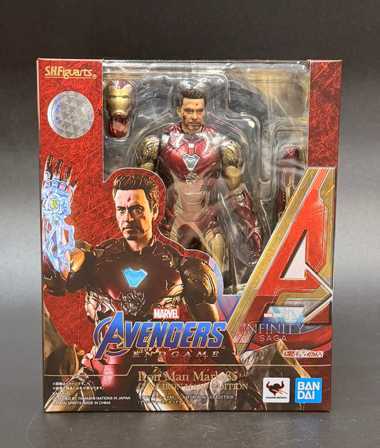 Iron Man MK 85 The Infinity Saga/End Game I Am Iron Man Edition Action Figure Marvel Bandai S.H.Figuarts