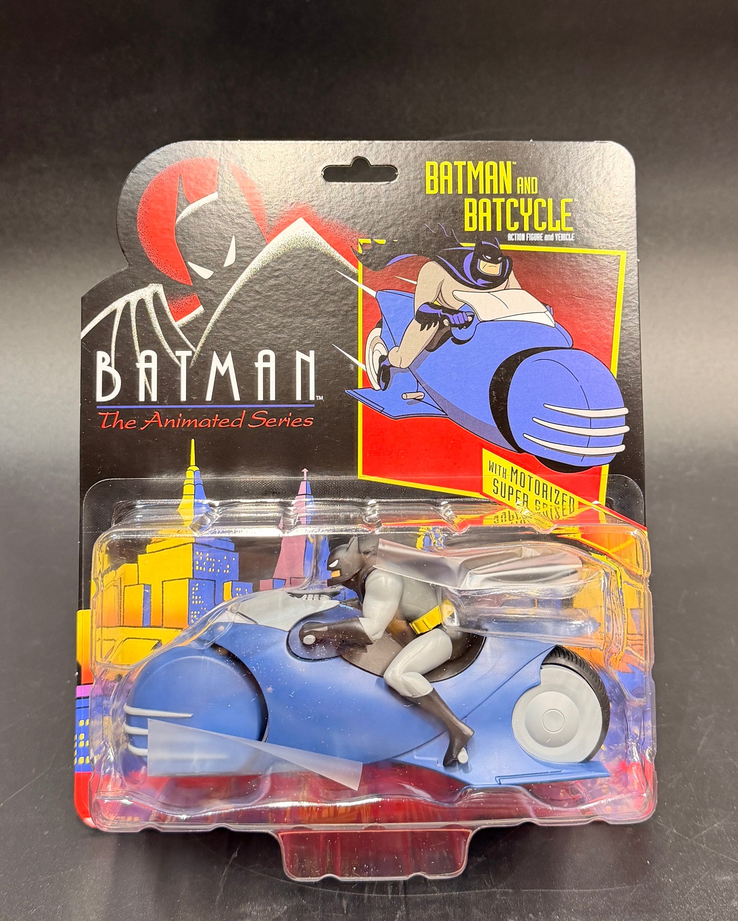 "Batman and Batcycle" Batman: The Animated Series (Series 2) 3.75 in. Action Figure Set Mezco 5 Points 2025